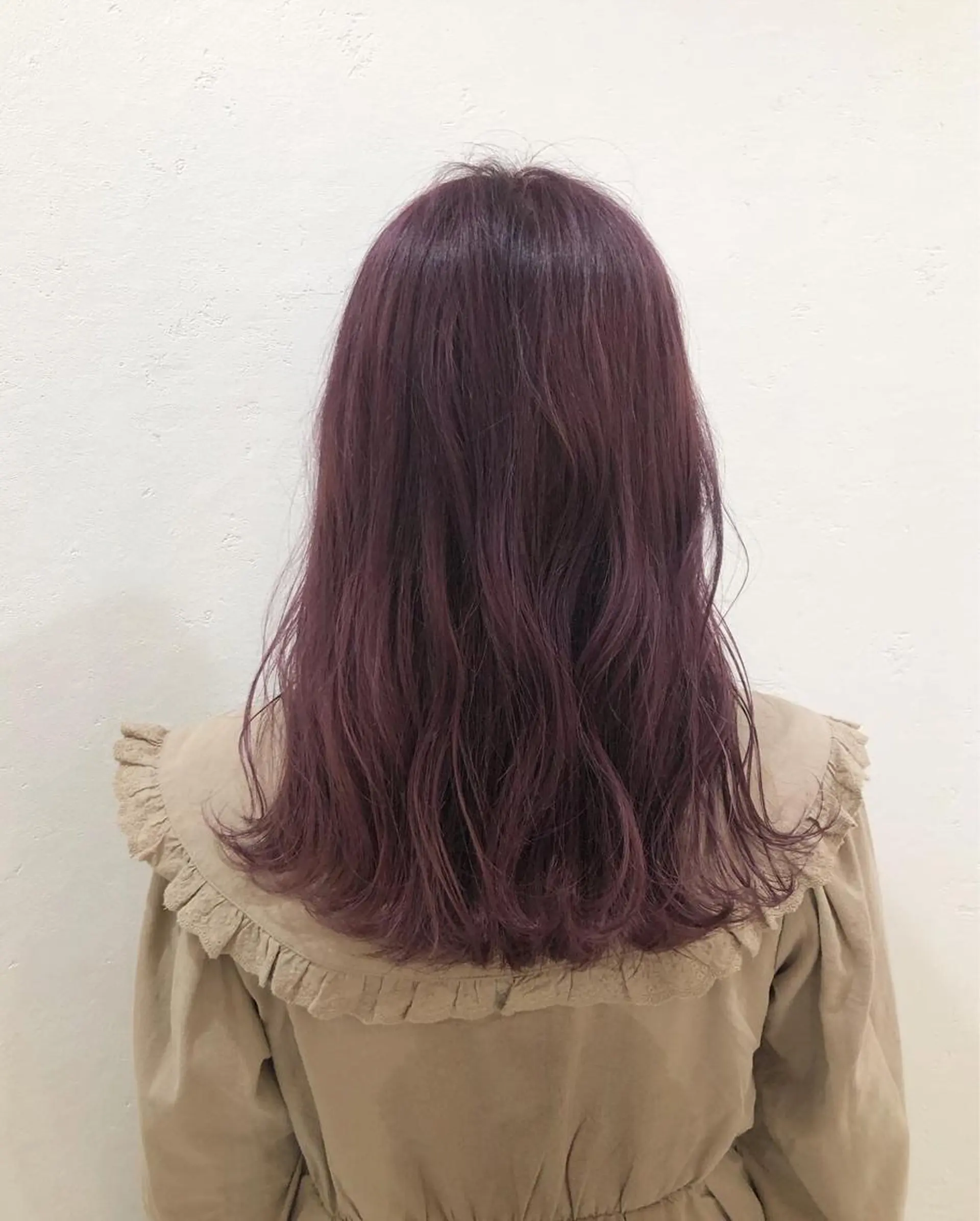 ロング カラー ブリーチ ラベンダーカラー ピンクカラー カット ヘアカラー トリートメント ニュアンスカラー🫧 加納のヘアスタイル