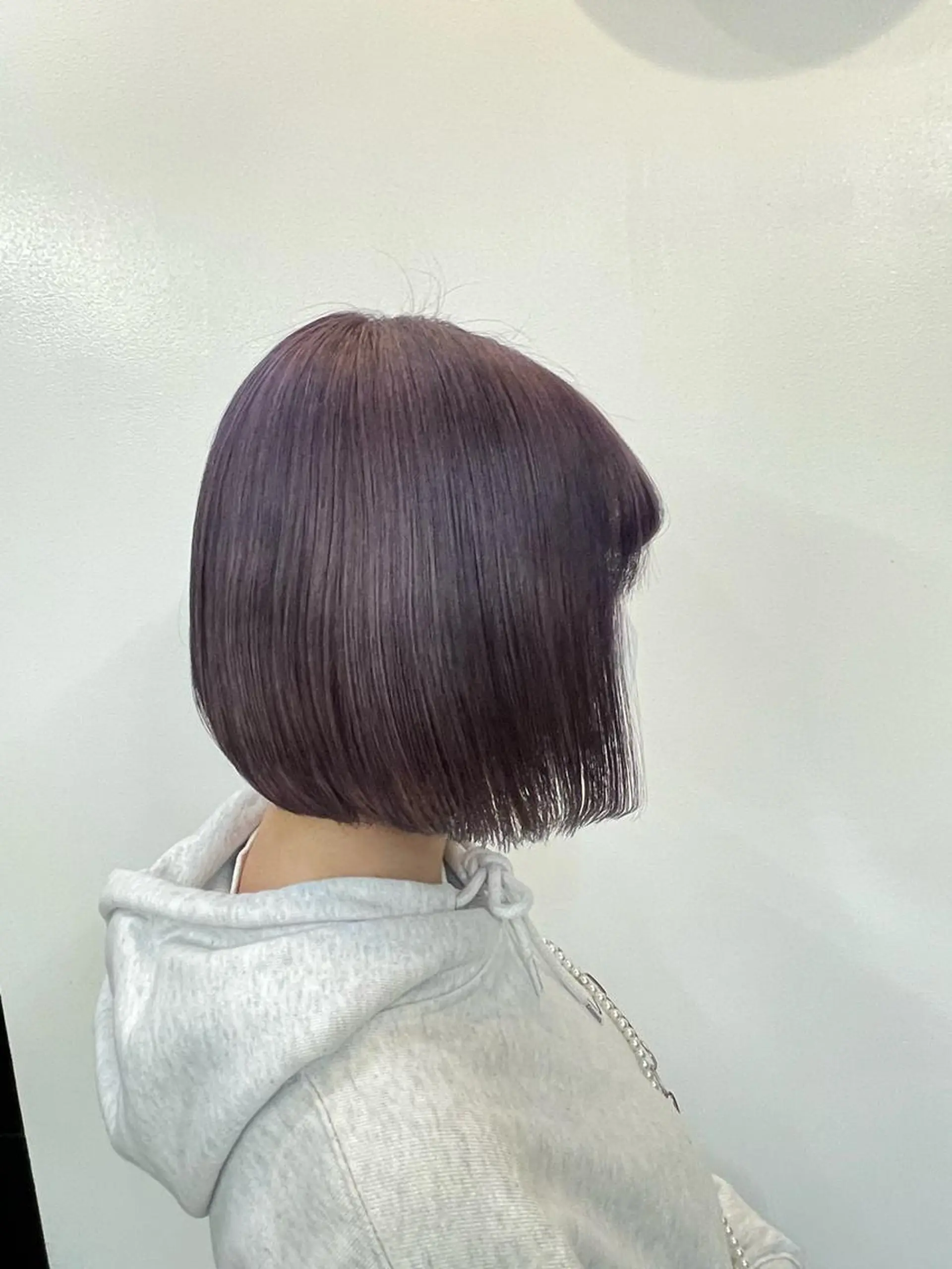 ショート カラー ラベンダーカラー ヘアカラー トリートメント 🦄垢抜けボブ特化× 暖色カラー未来🦄のヘアスタイル