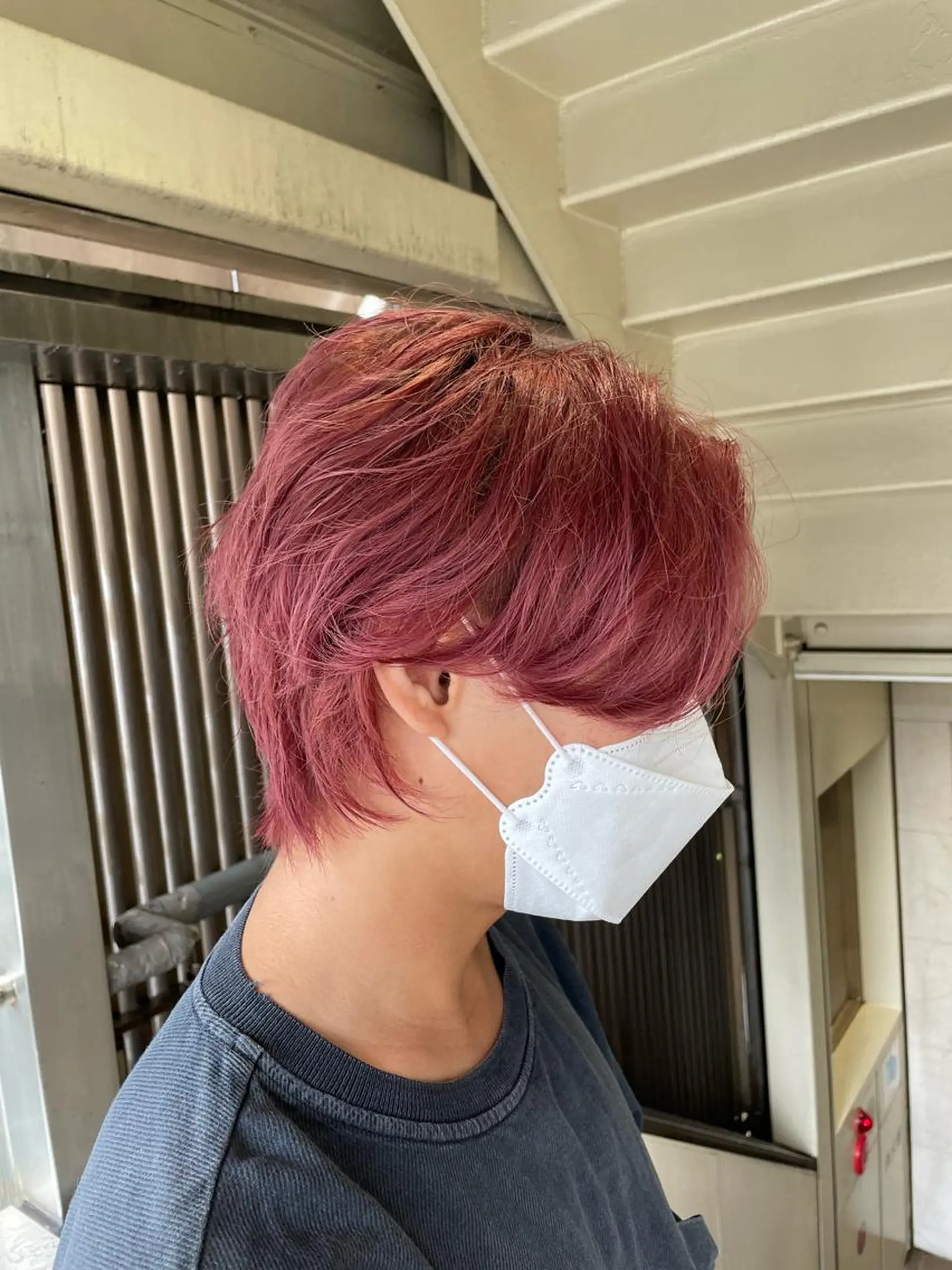 ショート 顔まわりレイヤー 韓国風ヘア レイヤーカット ローレイヤー 縮毛矯正 カット ヘアカラー トリートメント Masena所属・【必ず似合わせます】 川口航平のヘアスタイル