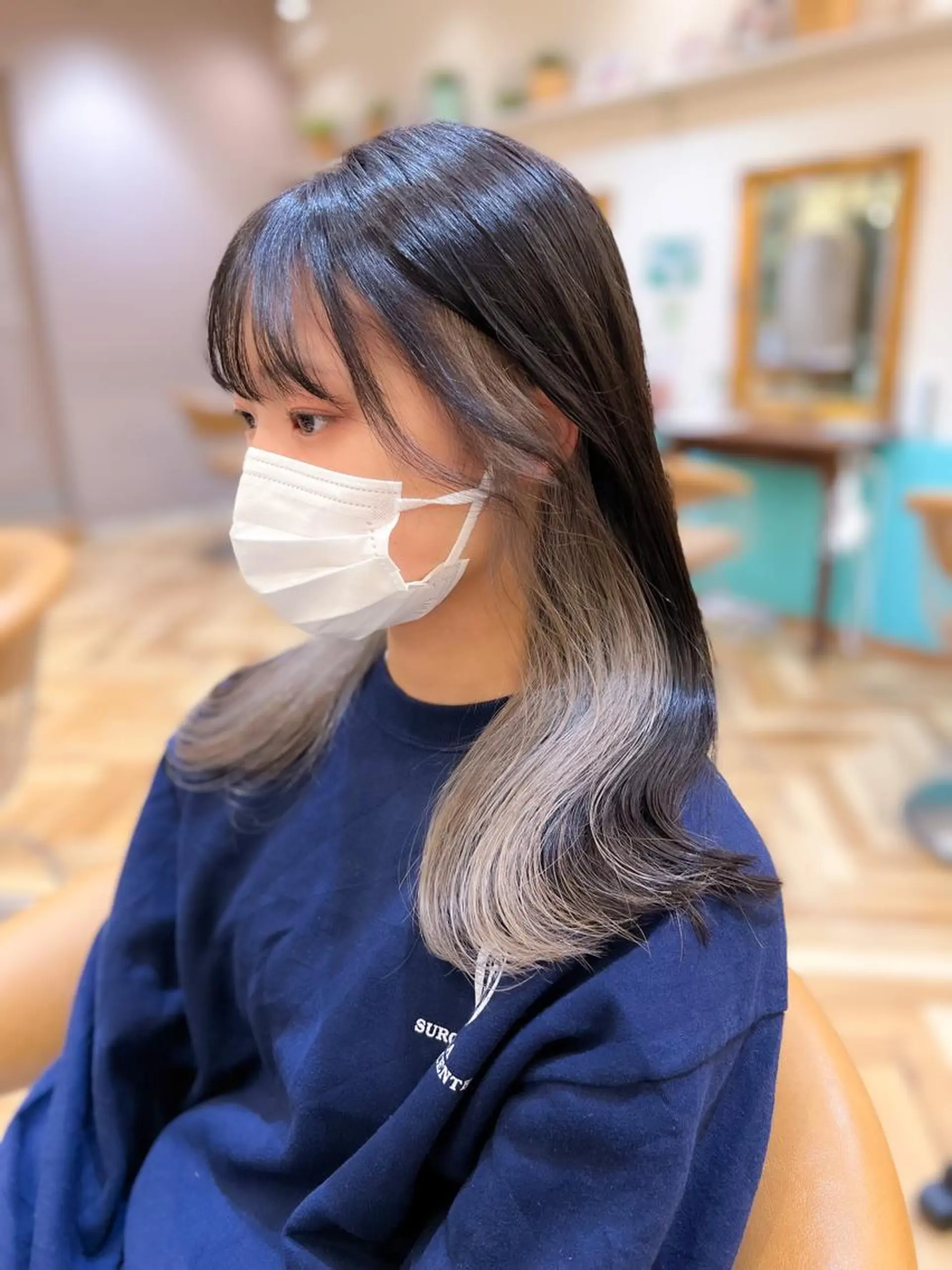 セミロング カラー カット ヘアカラー トリートメント 🇰🇷韓国レイヤー 錦糸町【北山謙三】のヘアスタイル