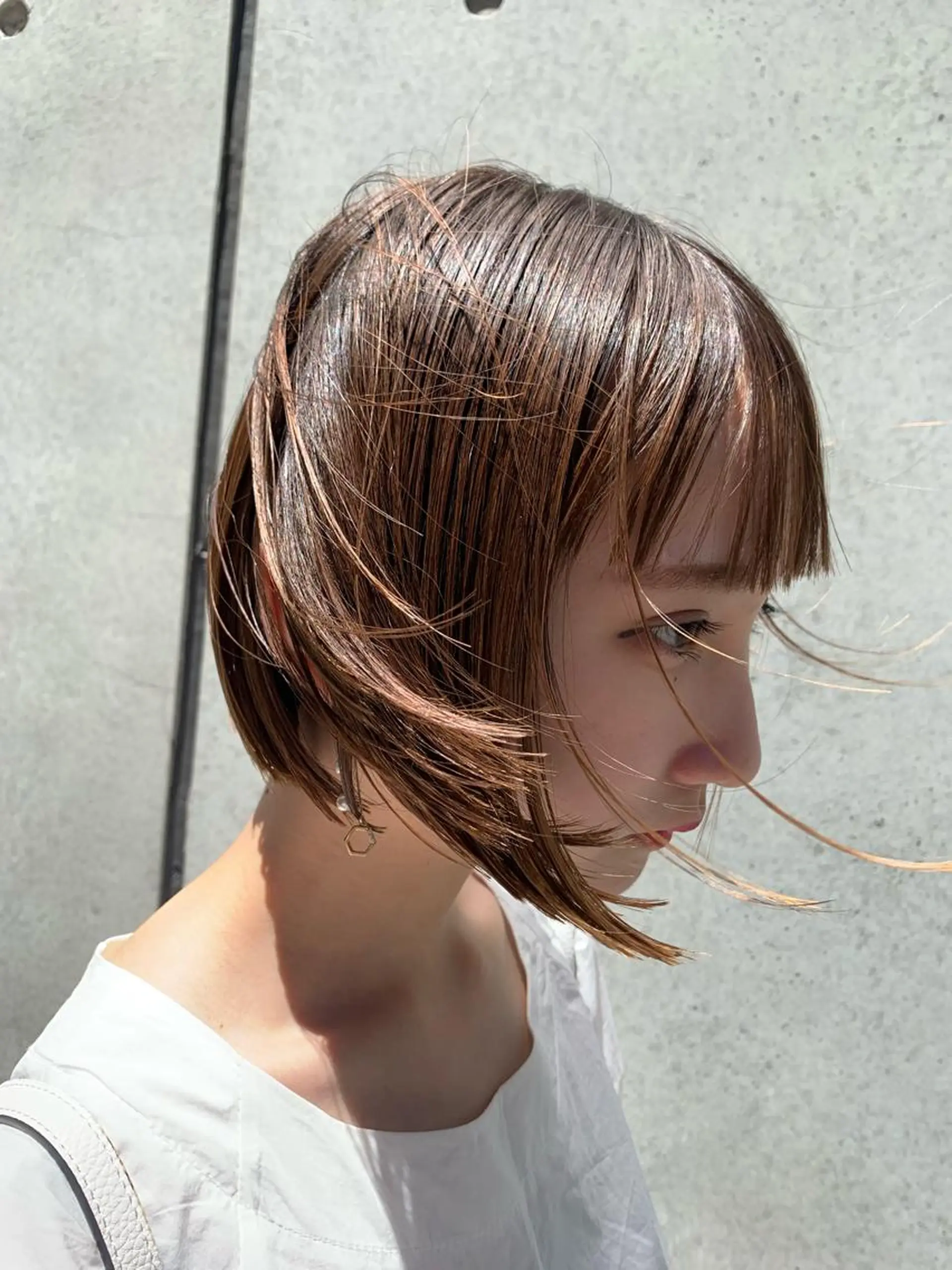 ショート カラー 平 ちひろのヘアスタイル