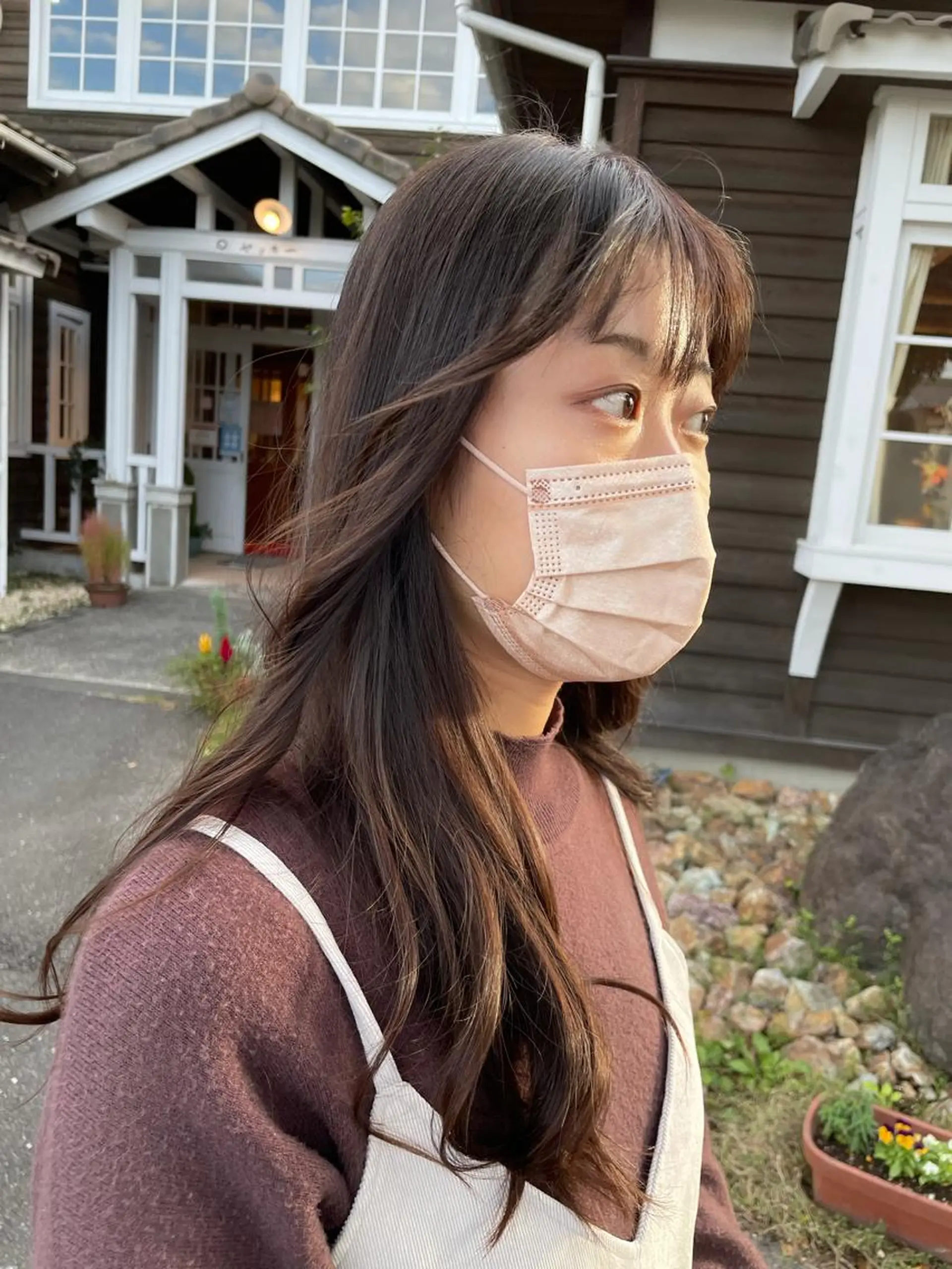 ロング カラー 足立 悠輔のヘアスタイル