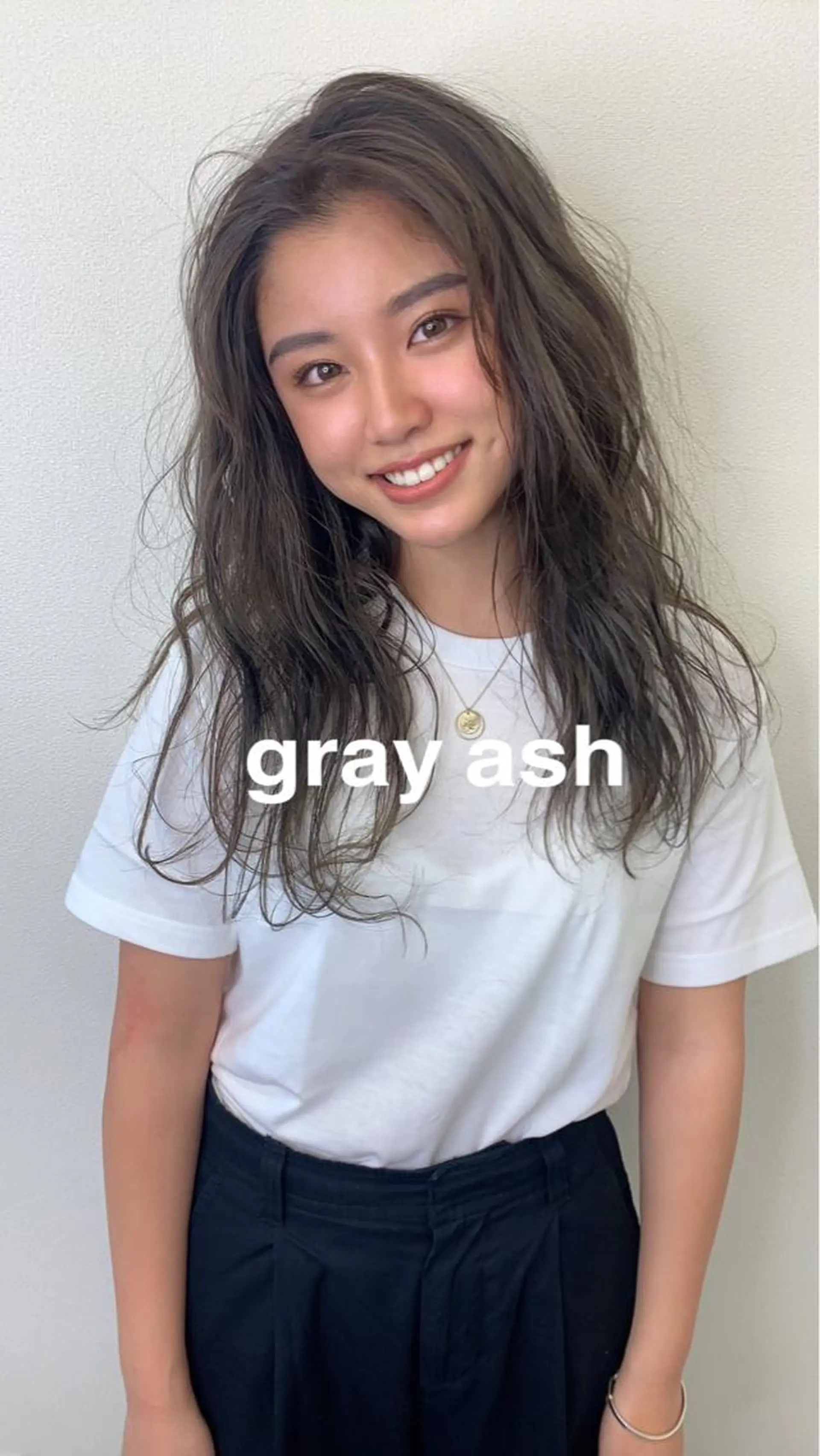 ロング カラー アッシュ PAIR DAISUKEのヘアスタイル