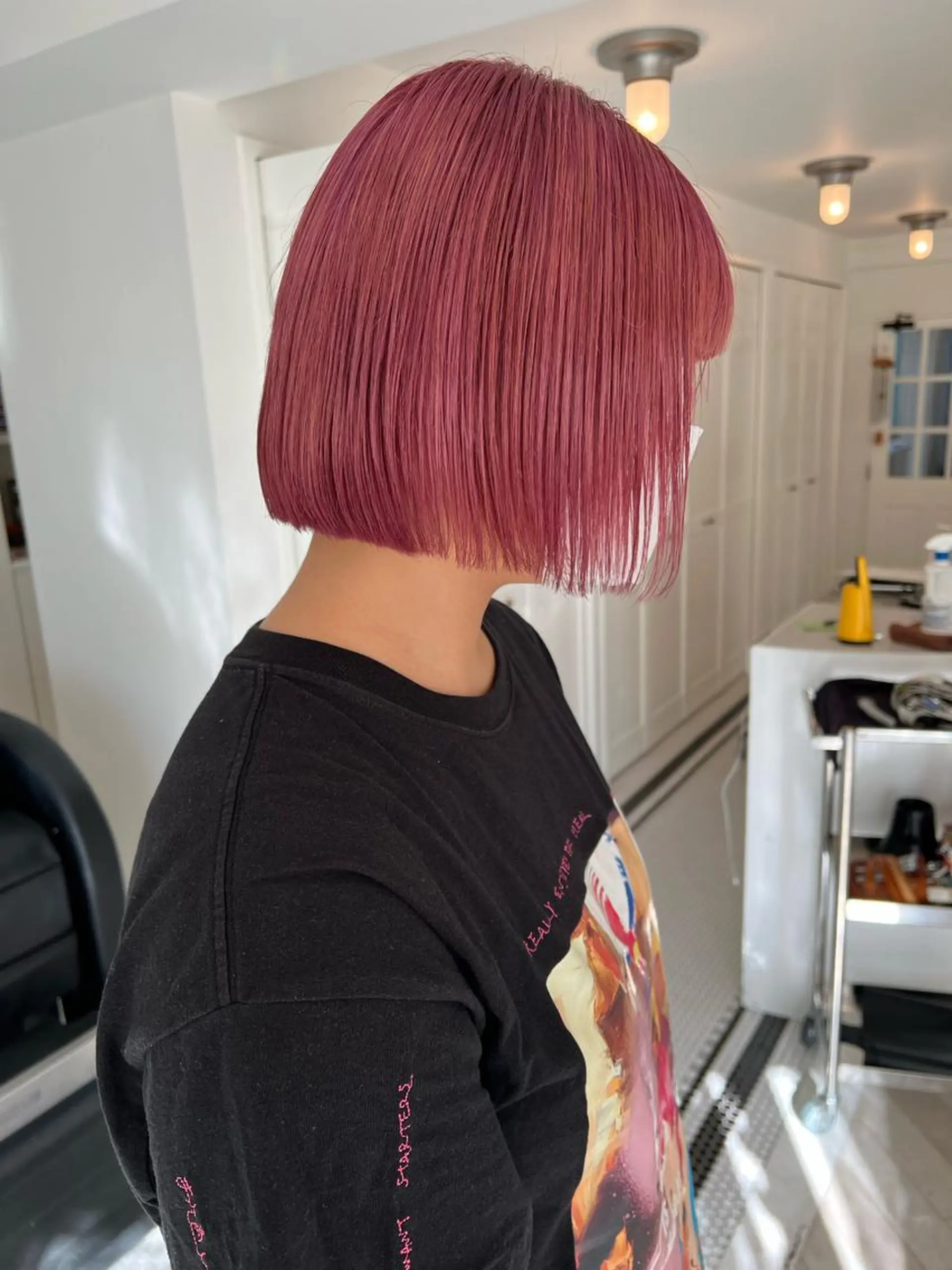 カラー ヘアカラー ブリーチカラー🎀 韓国風/寺門美優のヘアスタイル