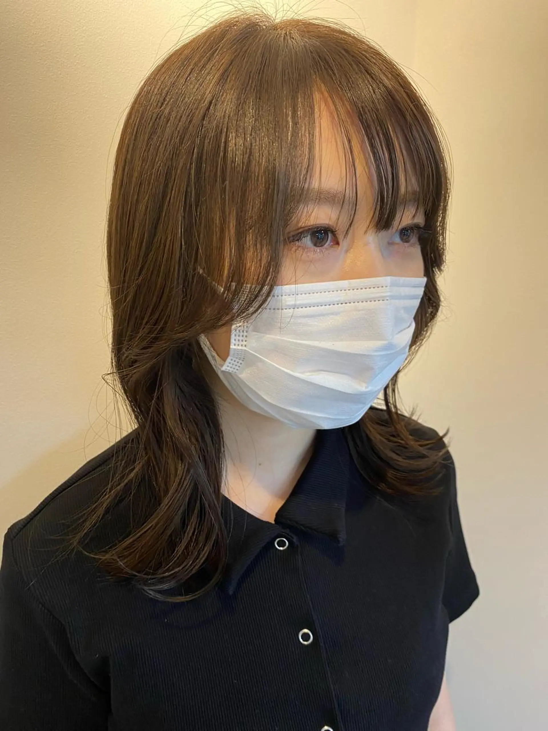 ミディアム 髪質改善 髪質改善カラーゆうひのヘアスタイル