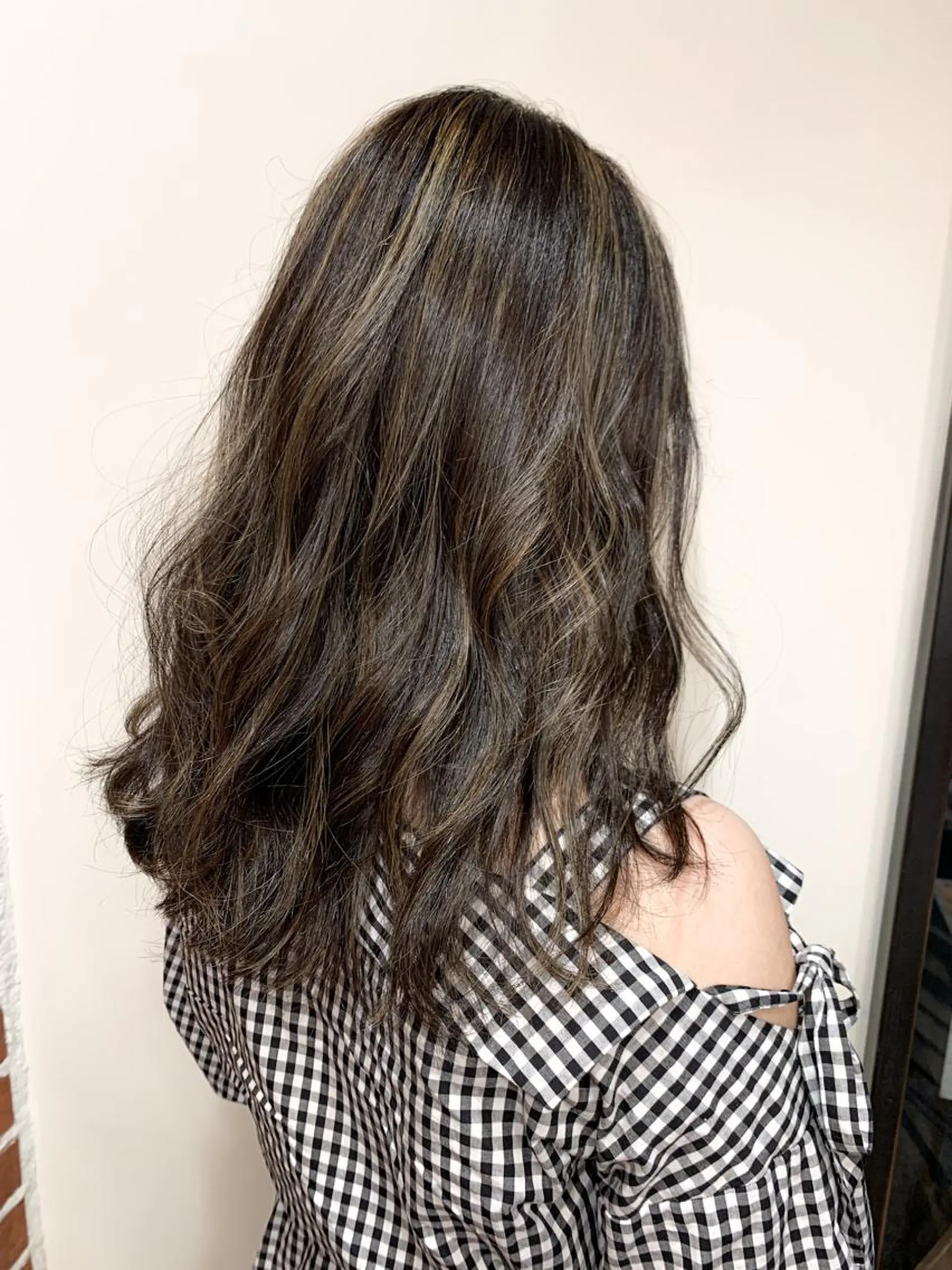 セミロング カラー ヘアカラー トリートメント 岡崎勇人/レイヤー/ 韓国/ケラチンTRのヘアスタイル