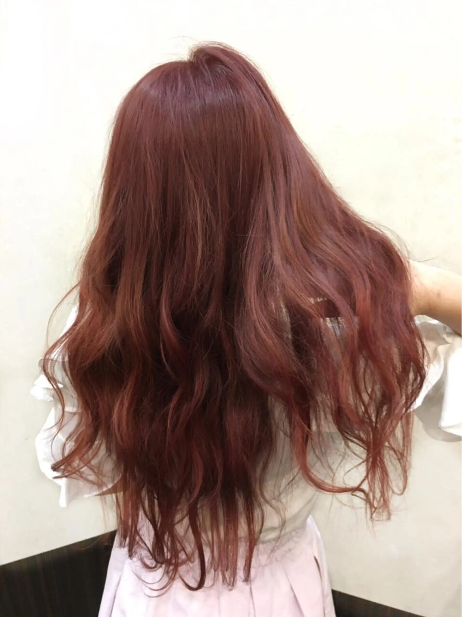 ロング カラー ヘアカラー トリートメント ヘアセット 韓国ヘア🤍髪質改善 🇰🇷AKANEのヘアスタイル