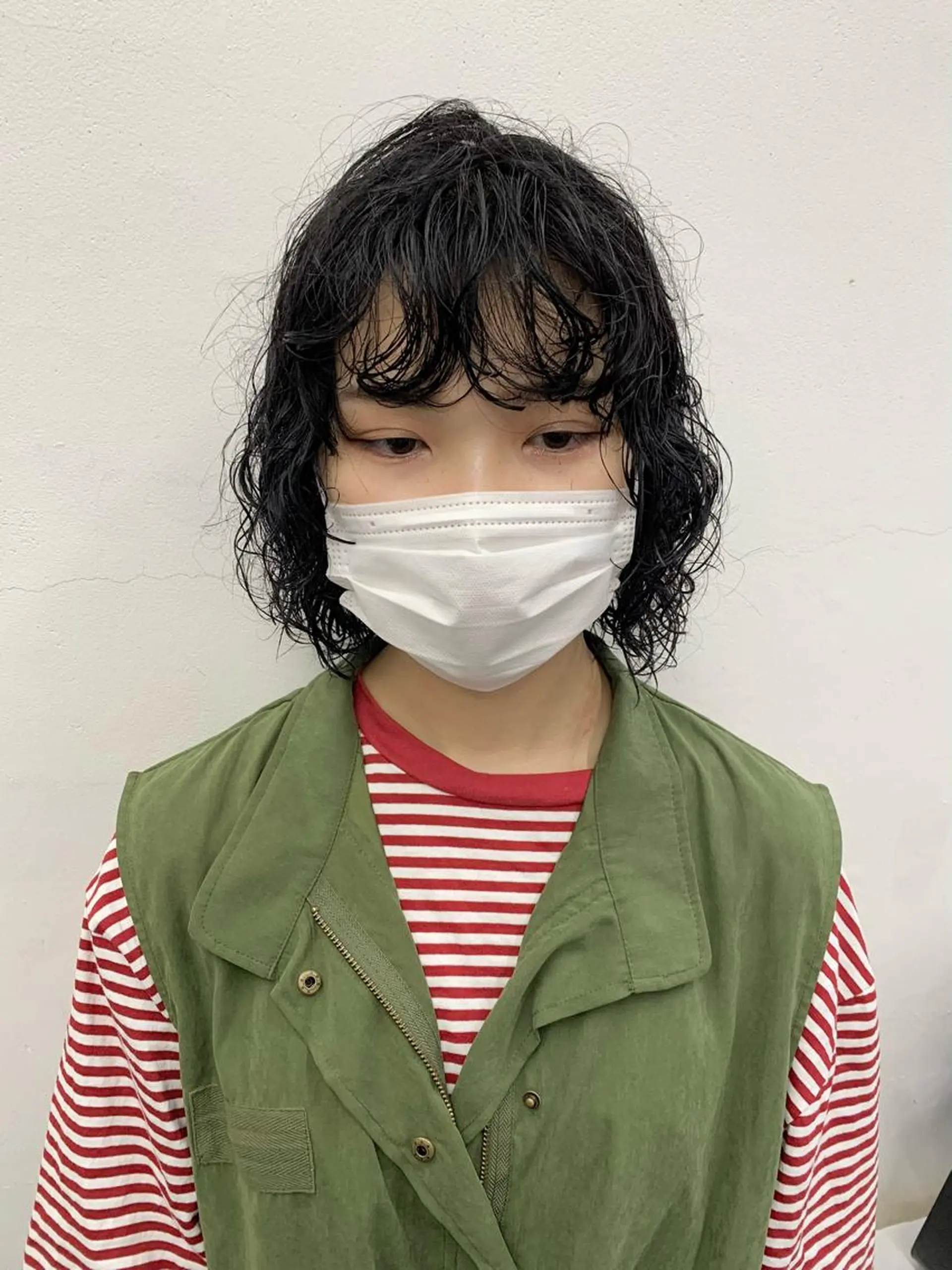 ミディアム カラー パーマ カット ヘアカラー パーマ トリートメント レイヤーカット/艶髪 ✨💭KIRARIのヘアスタイル