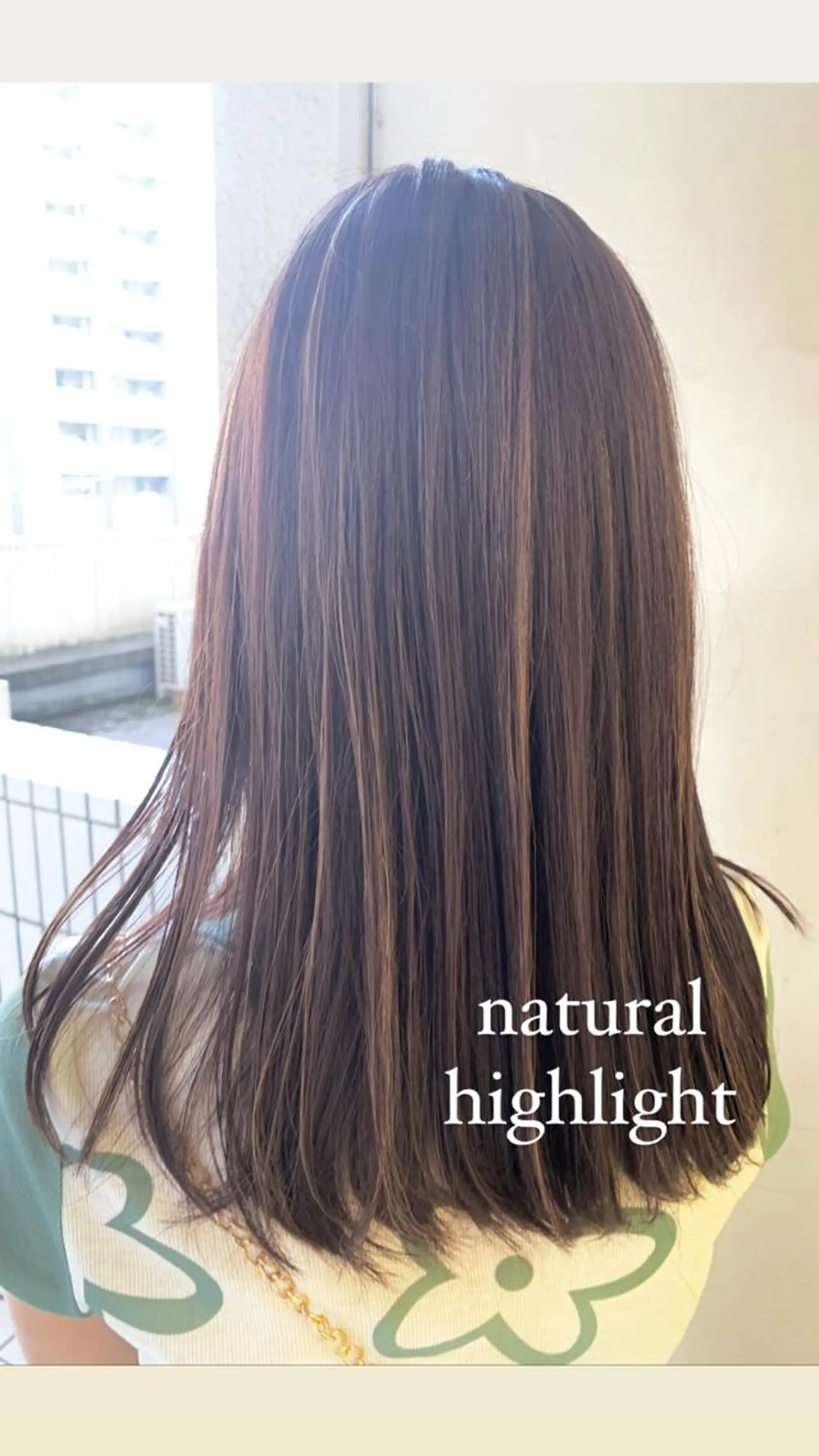 セミロング カラー 似合わせカラー/艶 髪質改善/ヨシザキのヘアスタイル