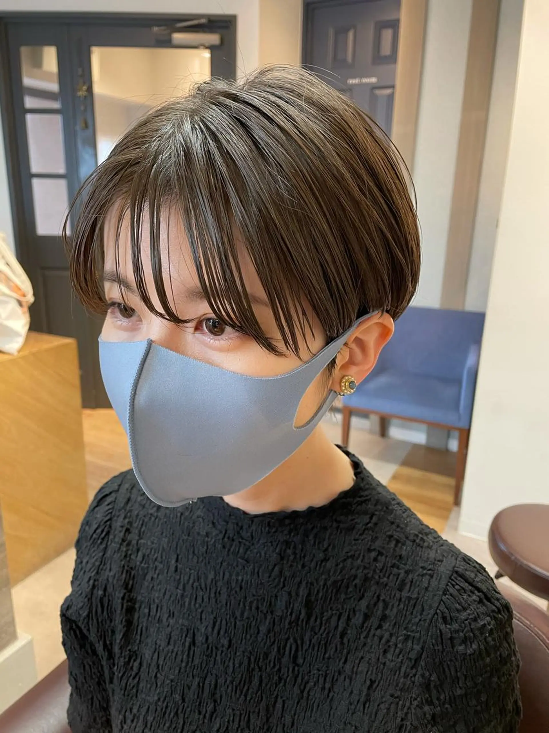 ショート カラー イルミナカラー くせ毛 髪質改善 縮毛矯正 トリートメント tuuli トゥーリのヘアスタイル