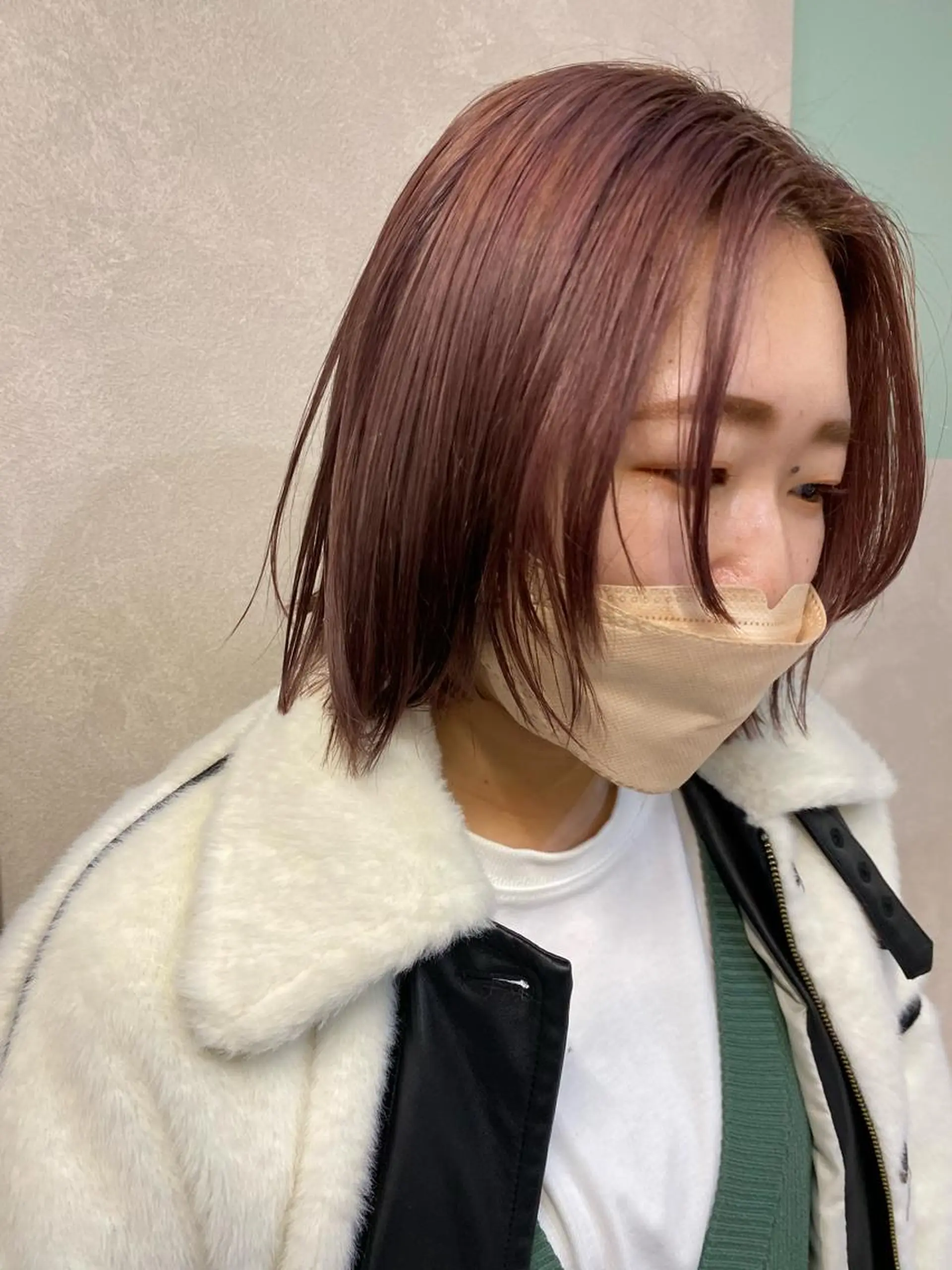 カラー 大山 茶子のヘアスタイル