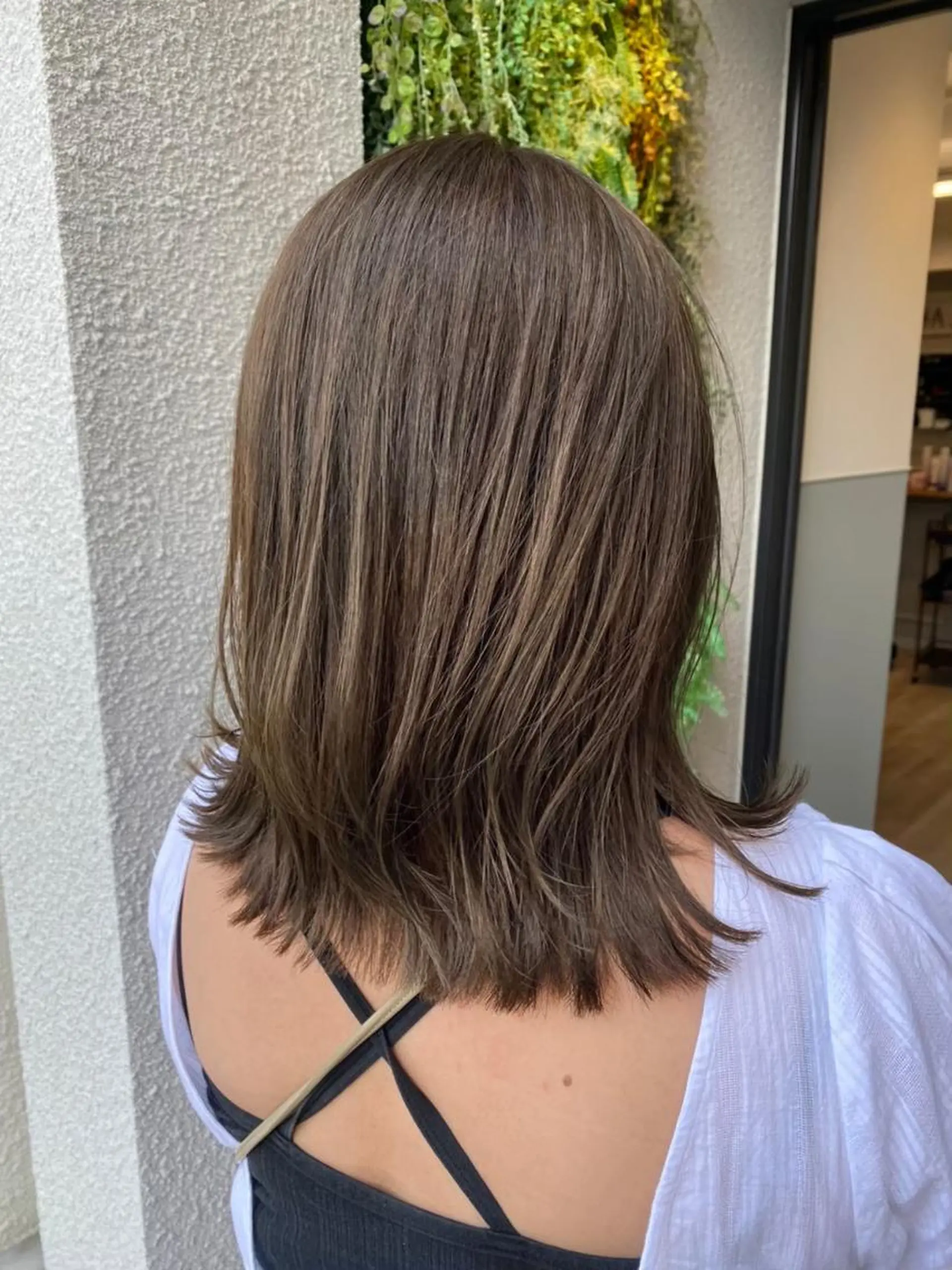 セミロング ヘアカラー ヘッドスパ 西新  MAHIRO 🩵🫧艶髪🩵🫧のヘアスタイル