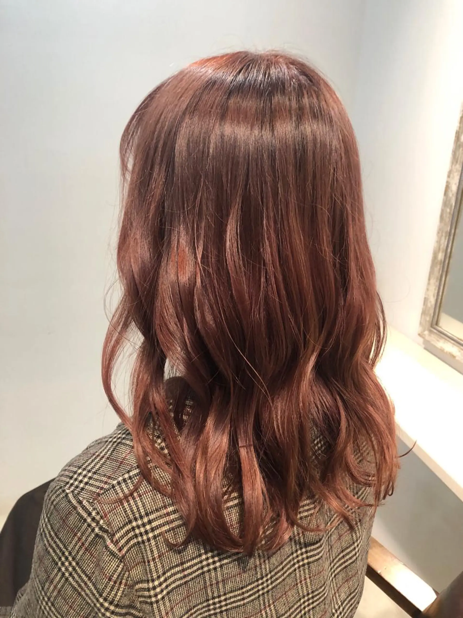 セミロング カラー アッシュ ブリーチ ピンクカラー ピンクアッシュ 🤍中野 レオ🤍のヘアスタイル