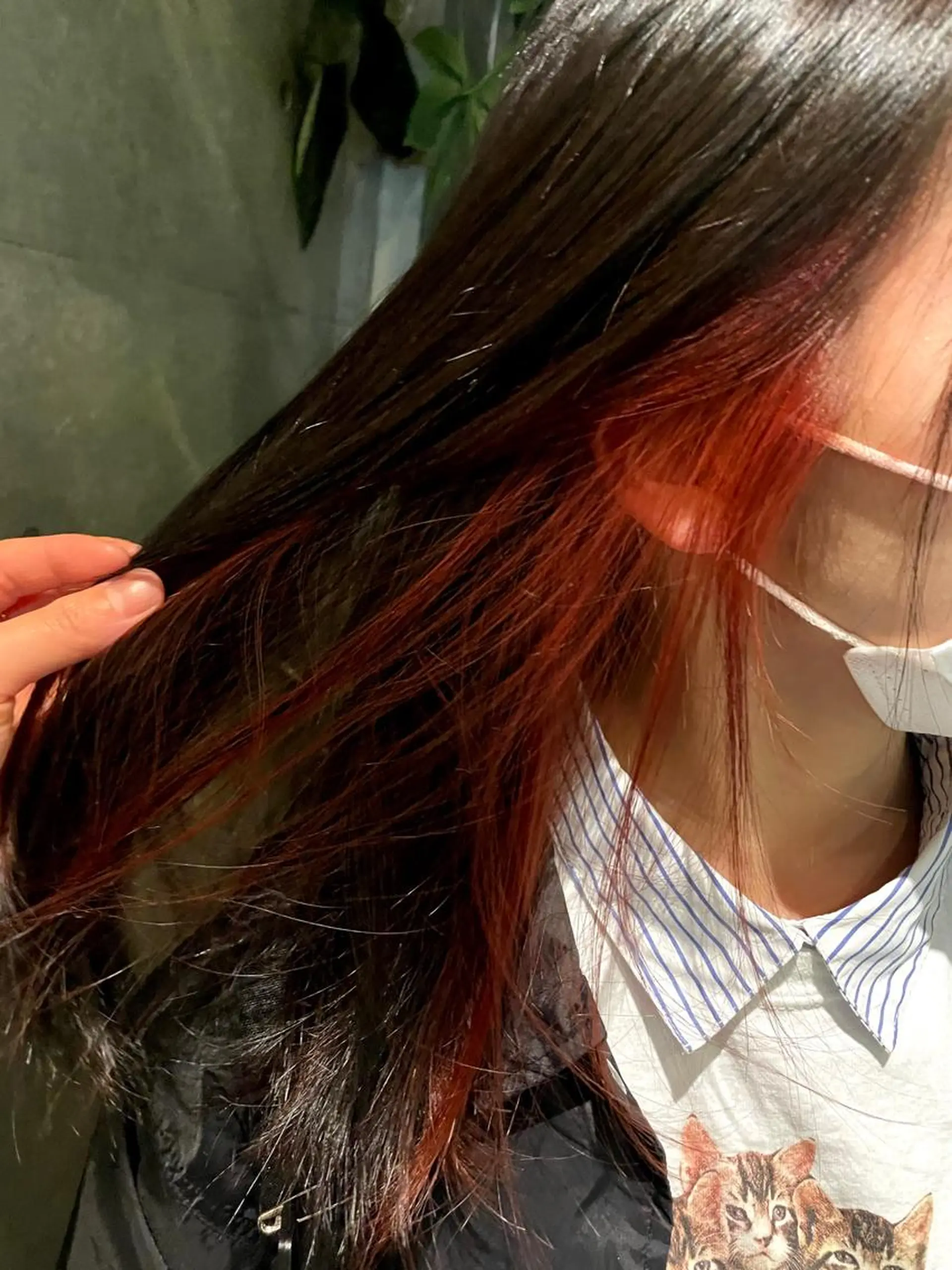 ロング カラー Door所属・高橋 りかのヘアスタイル