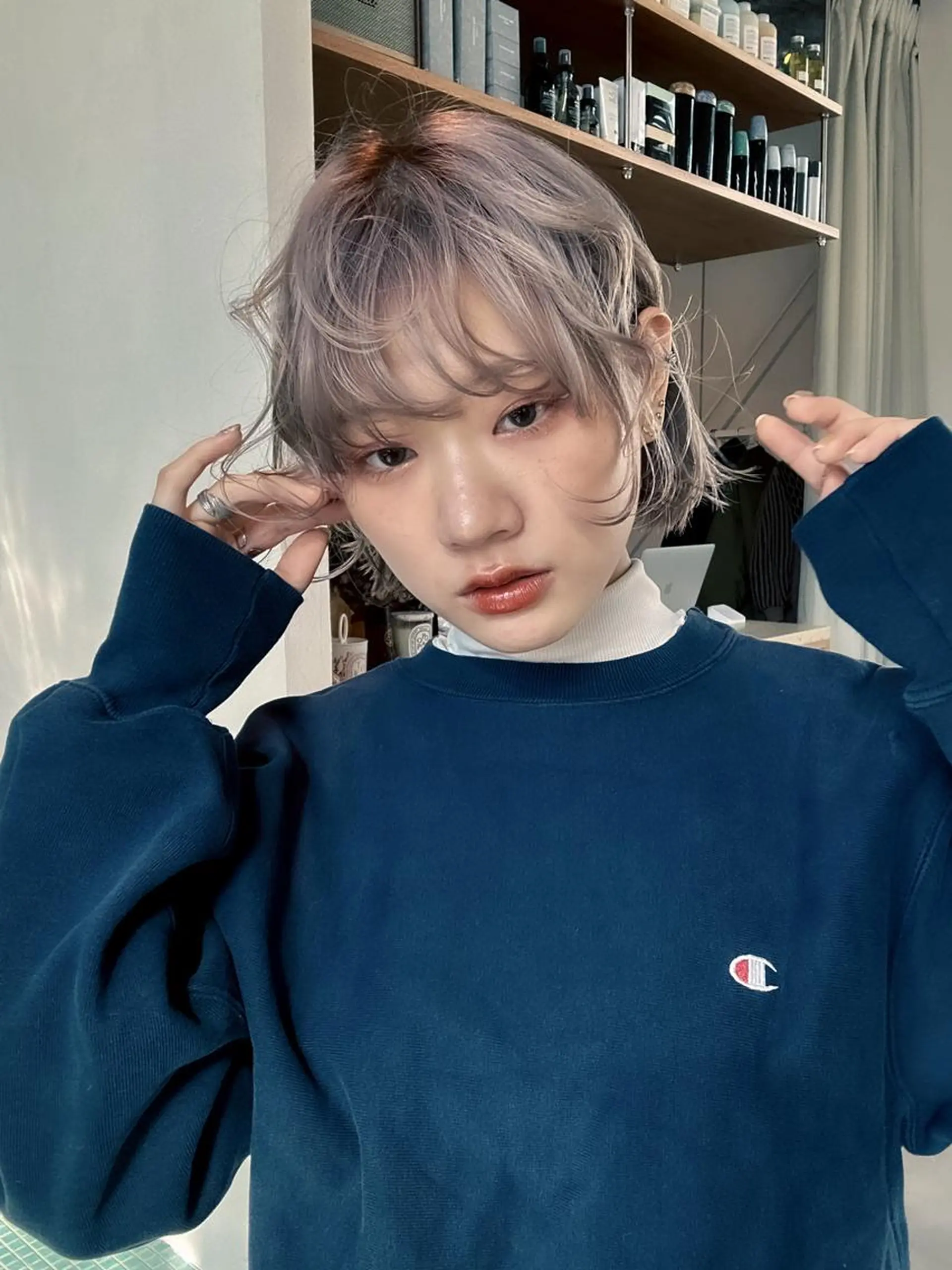 ミディアム yelm (official)のヘアスタイル