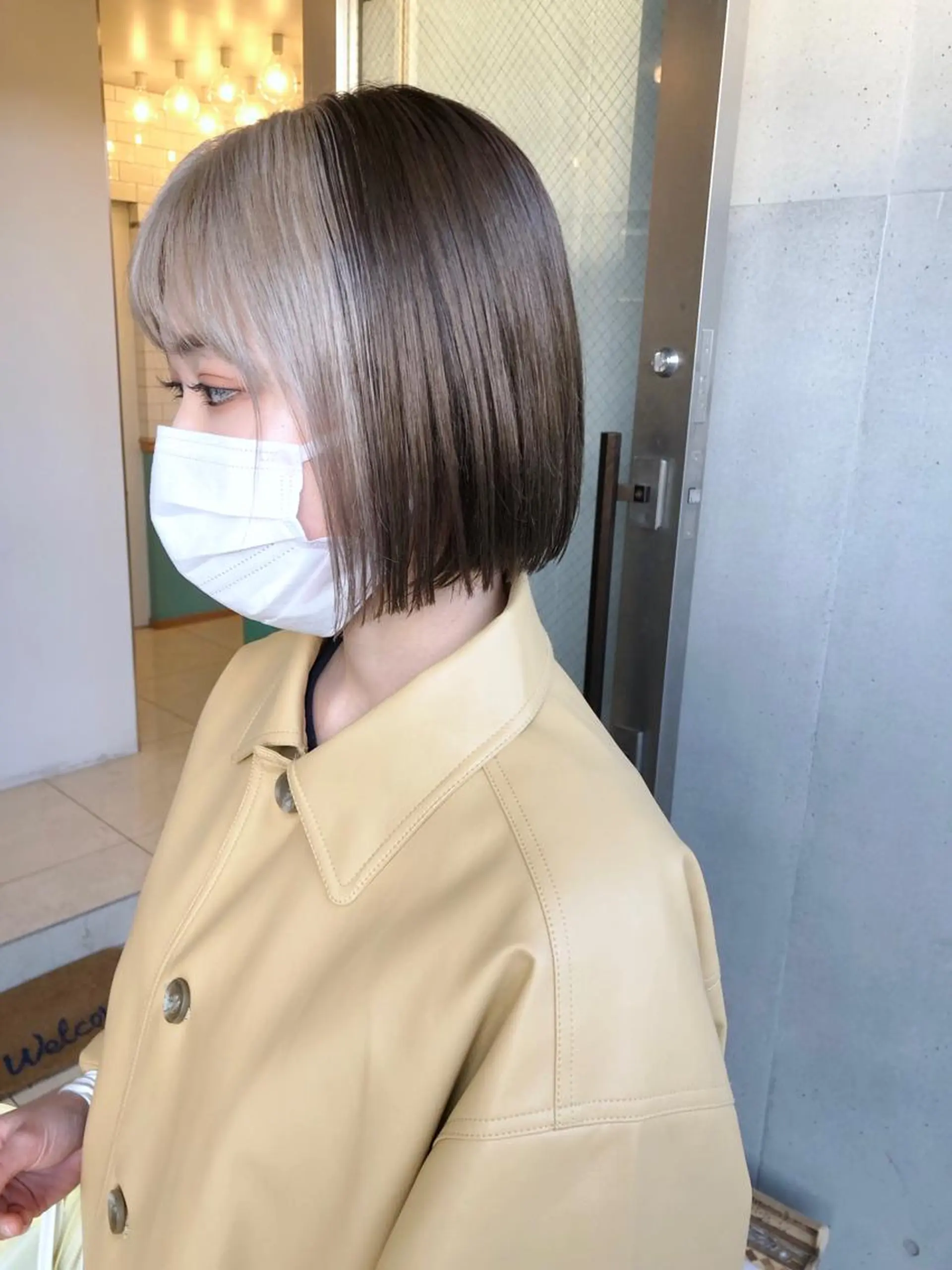 ショート ヘアカラー トリートメント ☕️ベージュカラー 内藤光哉☕️のヘアスタイル