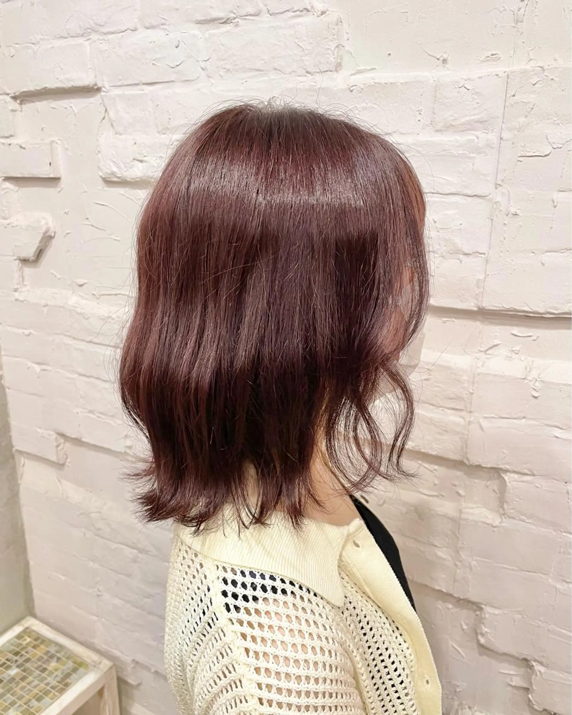 ミディアム カラー カット ヘアカラー トリートメント 【ピンク/韓国ヘア/ ヘアセット】亜海のヘアスタイル