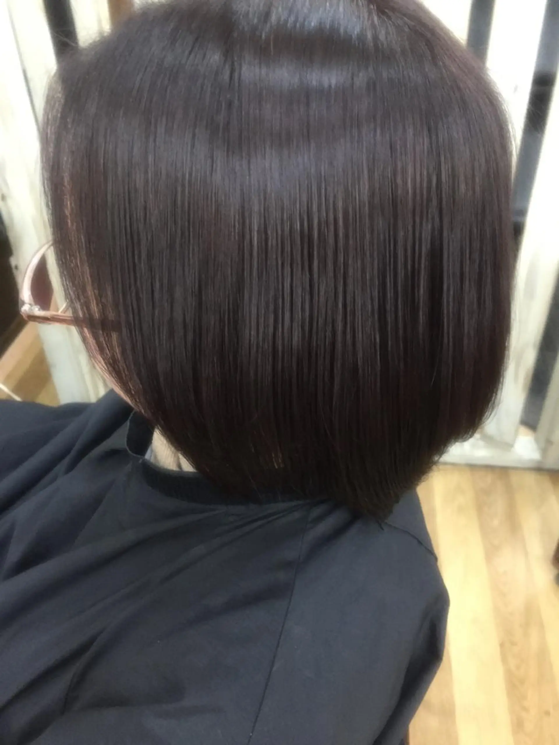 カラー ブラウンカラー ピンクカラー 中山 ルミ子のヘアスタイル