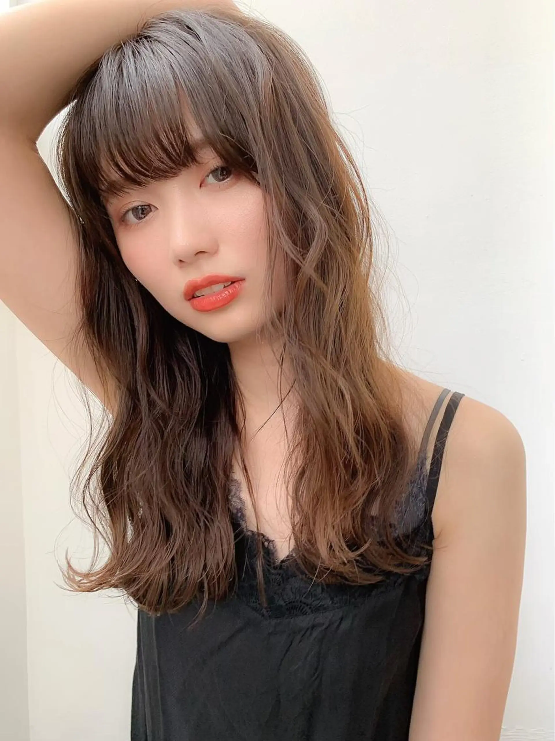 カラー 大人っぽ♡上品な暖色 ♡ブリーチなし♡のヘアスタイル