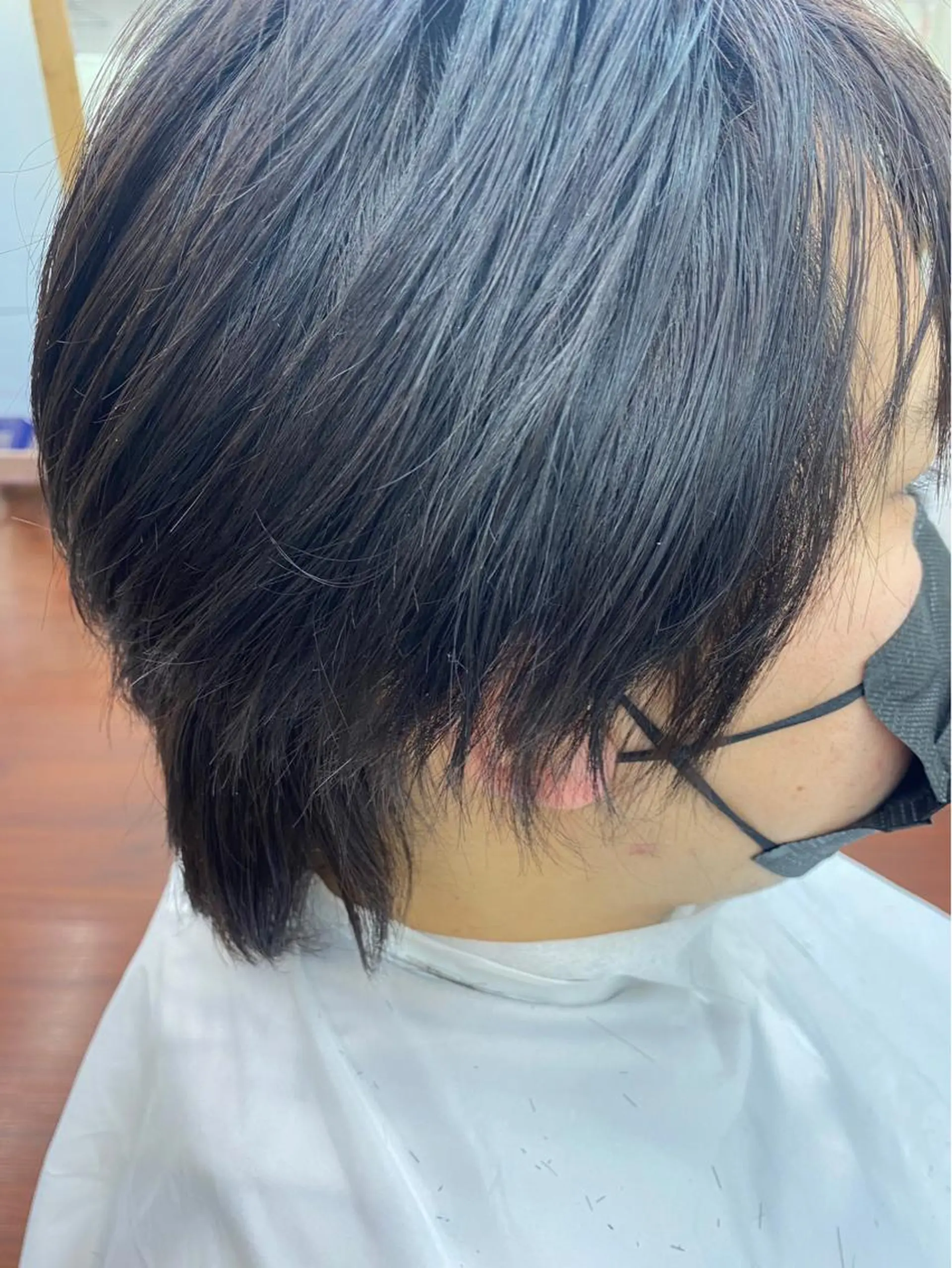 ミディアム メンズ フェードカット マンバンヘア モヒカン マッシュ メンズショート カット HANA ハナのヘアスタイル