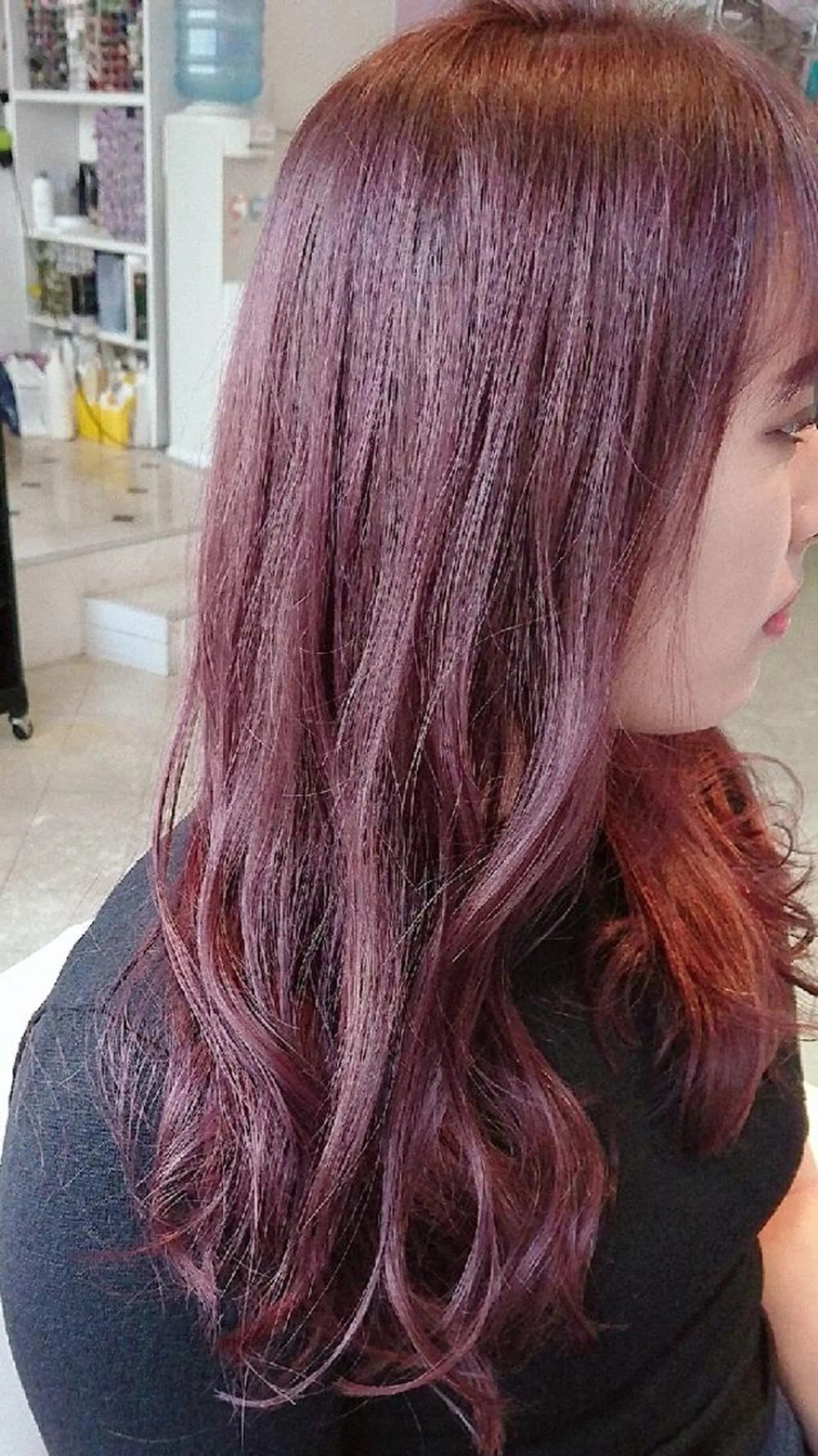 ロング カット ヘアカラー トリートメント ナカシマ  アユミのヘアスタイル