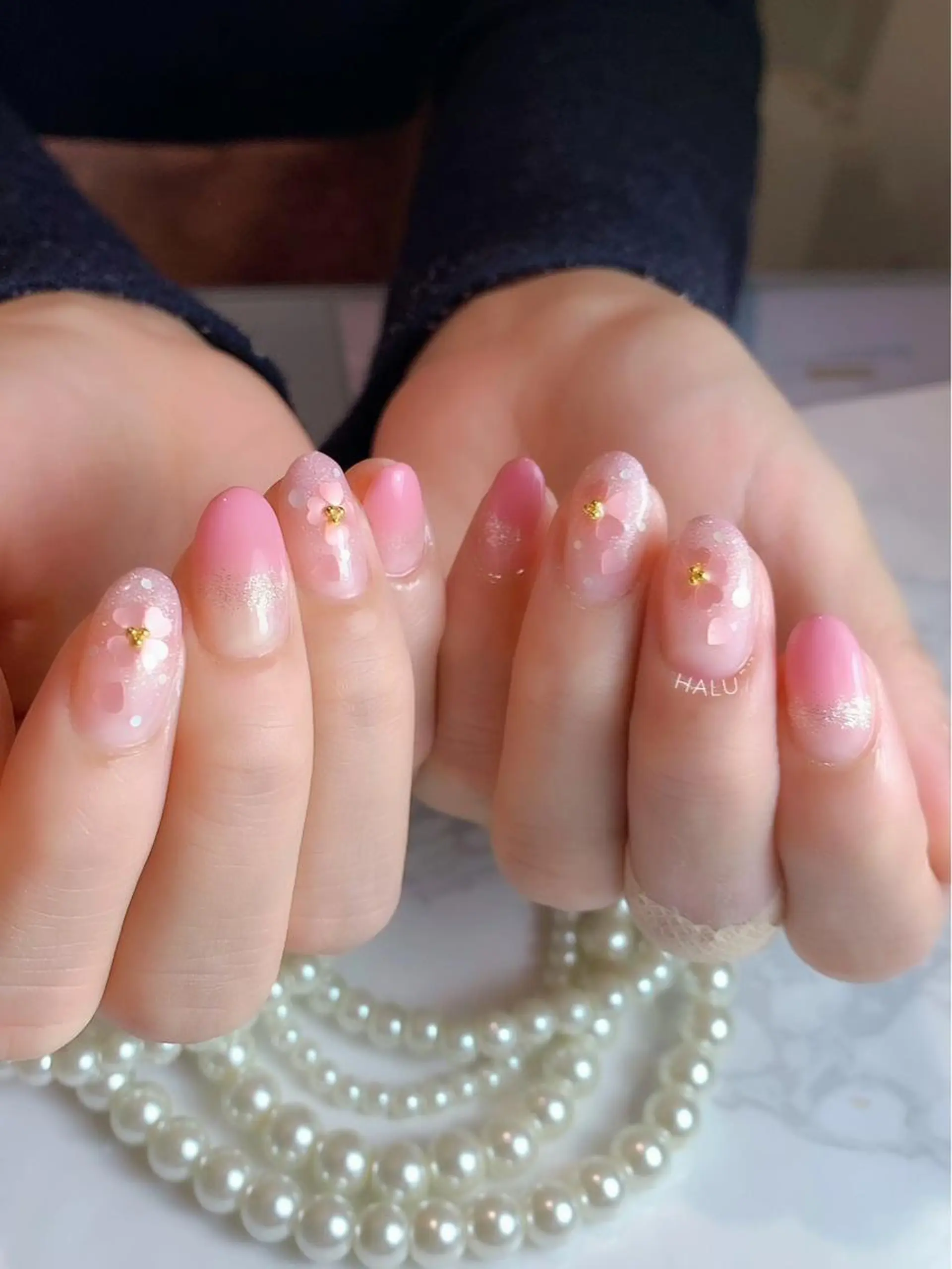 ネイル ピンク HALU ハルのネイルデザイン