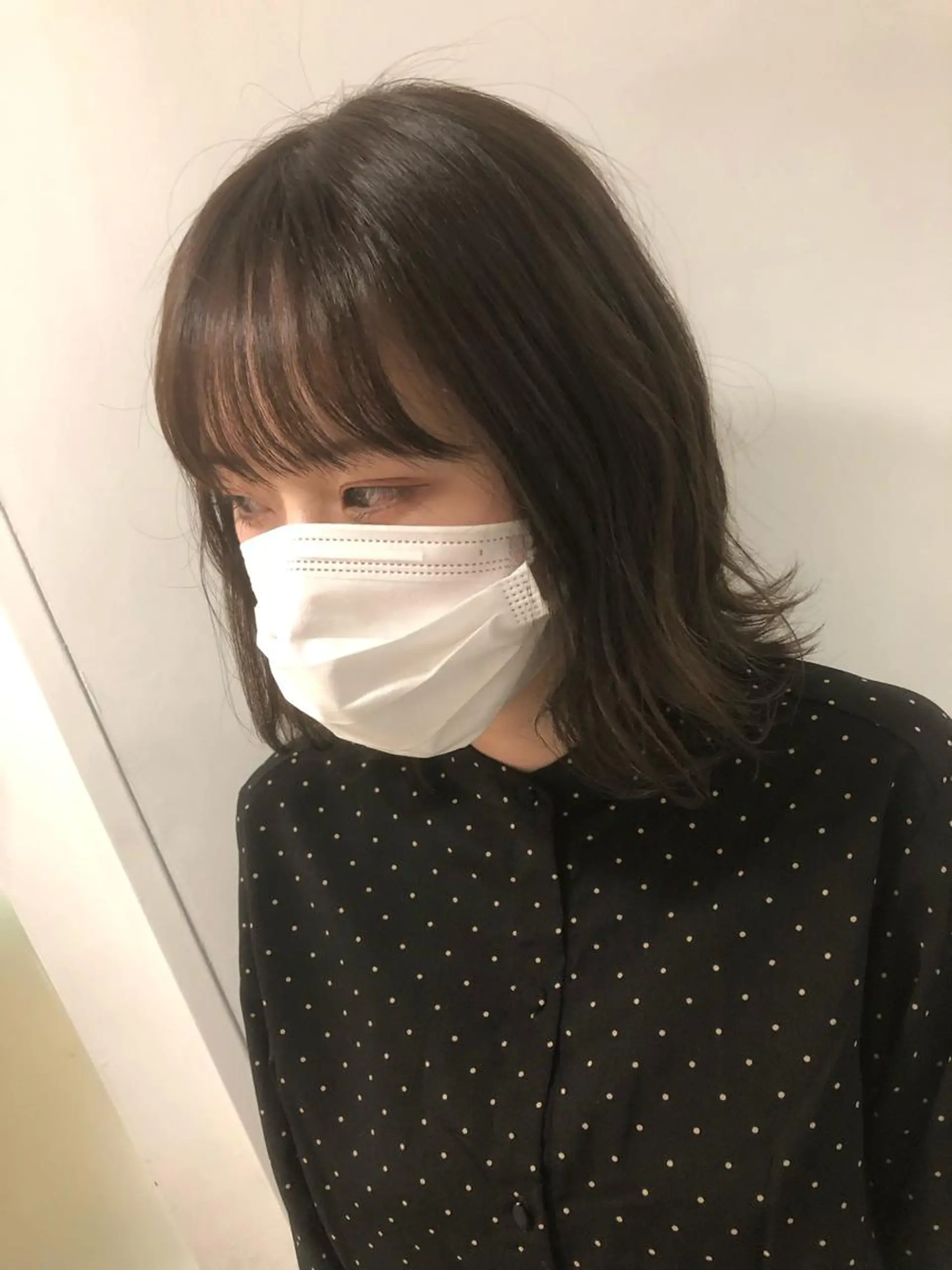 ミディアム 藤田 遼のヘアスタイル