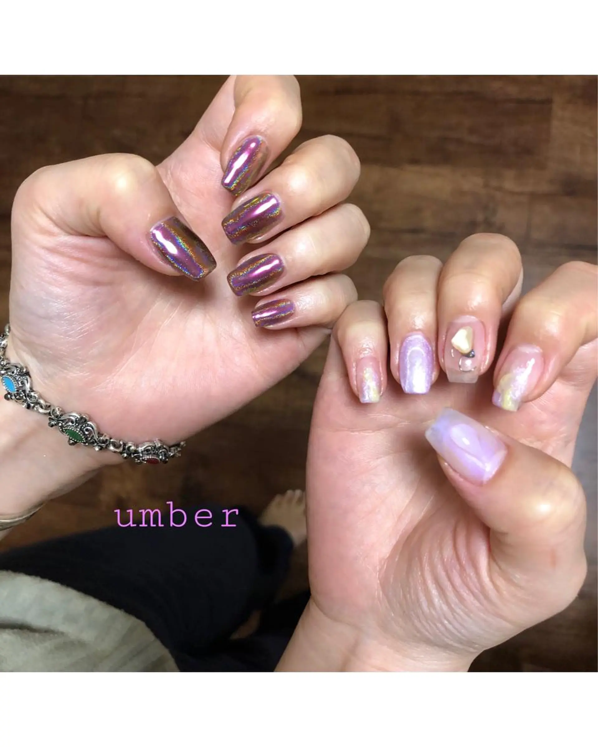 ネイル ハンドネイル umber 三茶1分のネイルデザイン