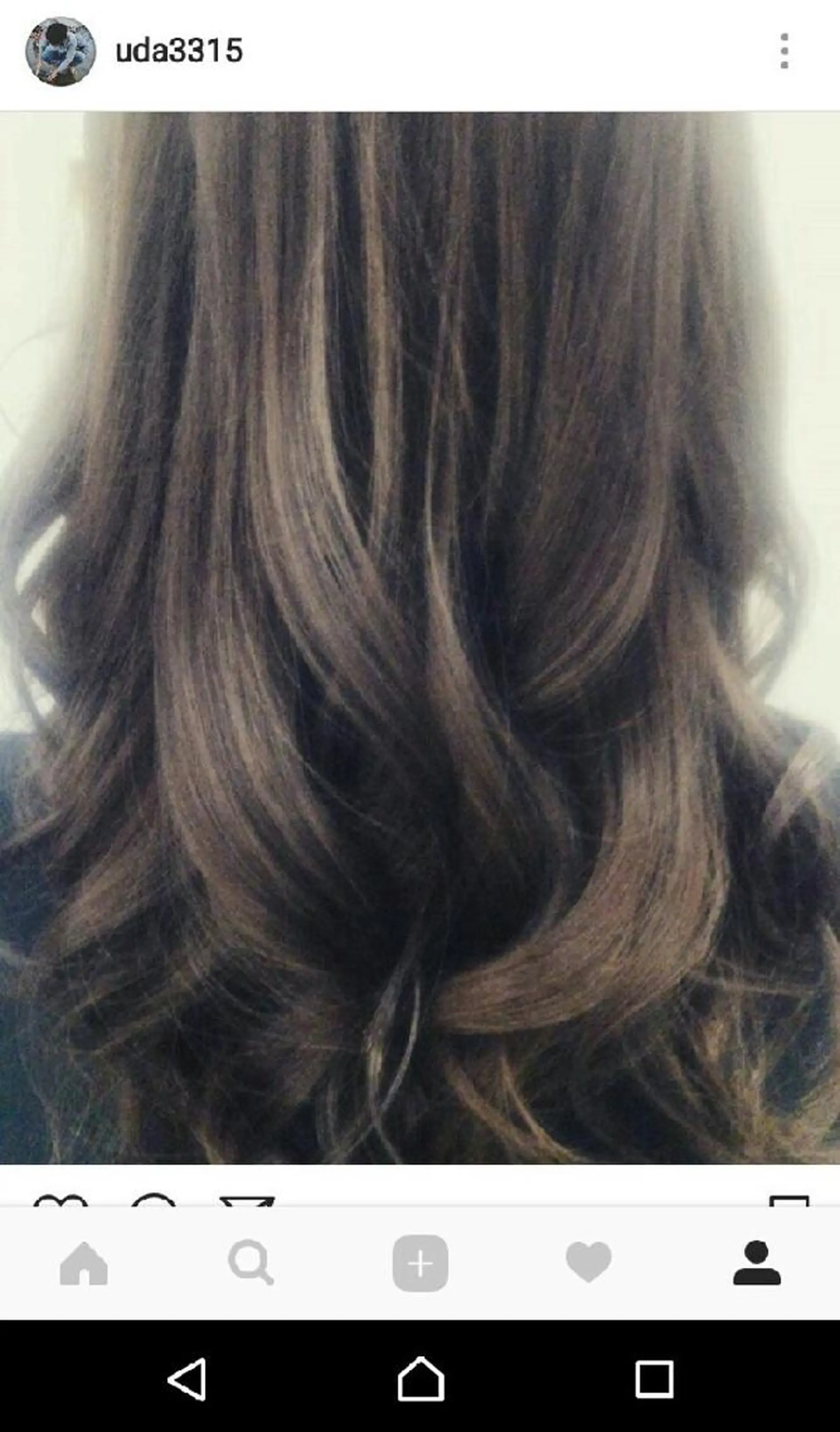 セミロング カラー イルミナカラー 宇田川 直輝のヘアスタイル