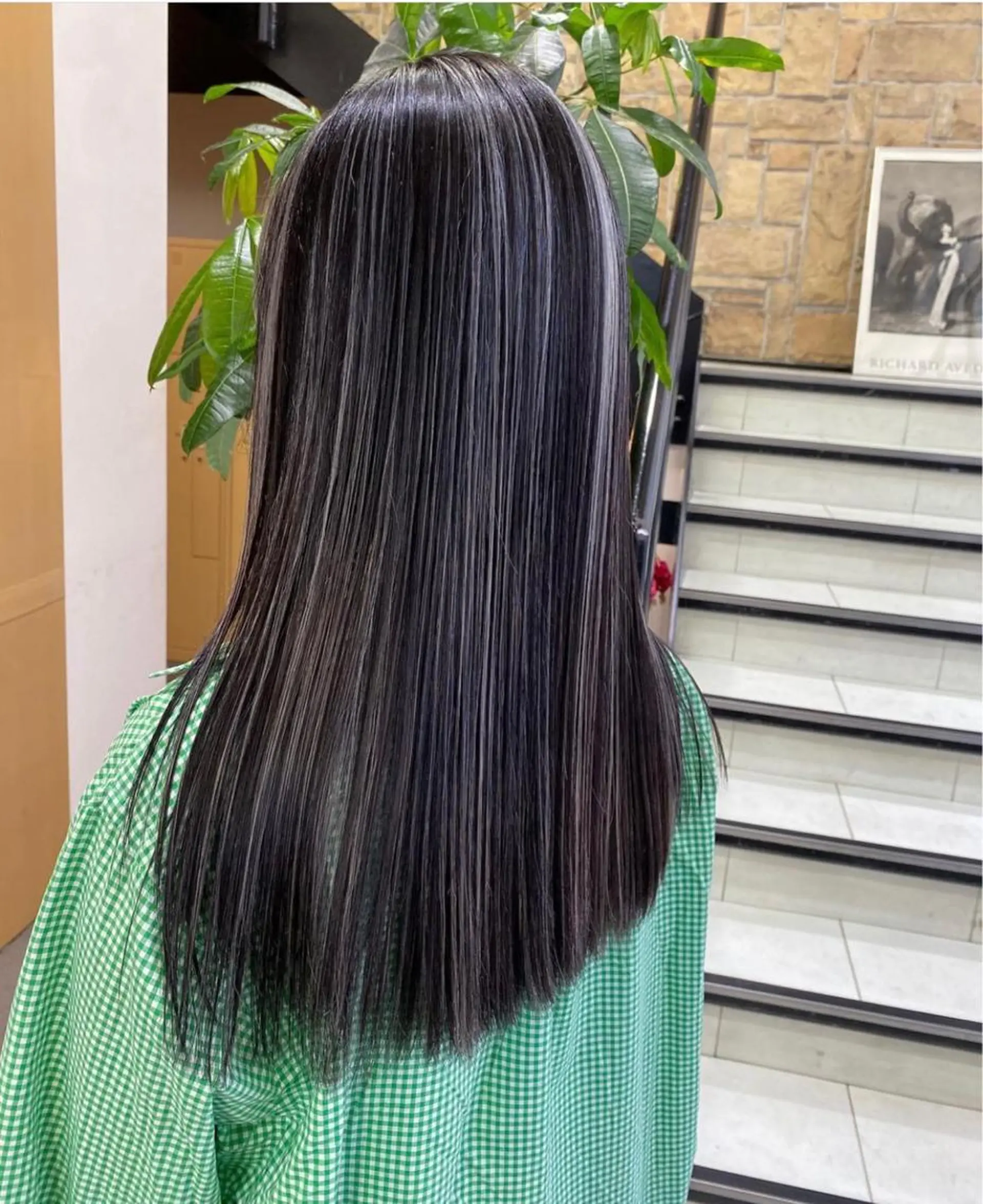 ロング ハイライト 艶髪カラー🫧 髪質改善🪽萩原のヘアスタイル