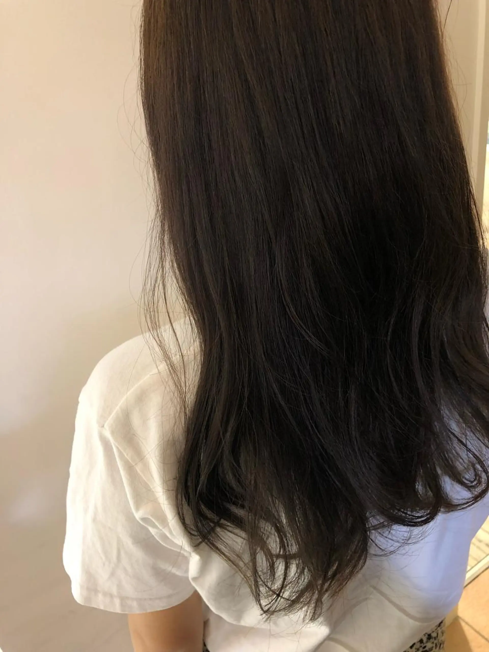 ロング カラー カット ヘアカラー トリートメント 韓国hair ·͜· watanabeのヘアスタイル