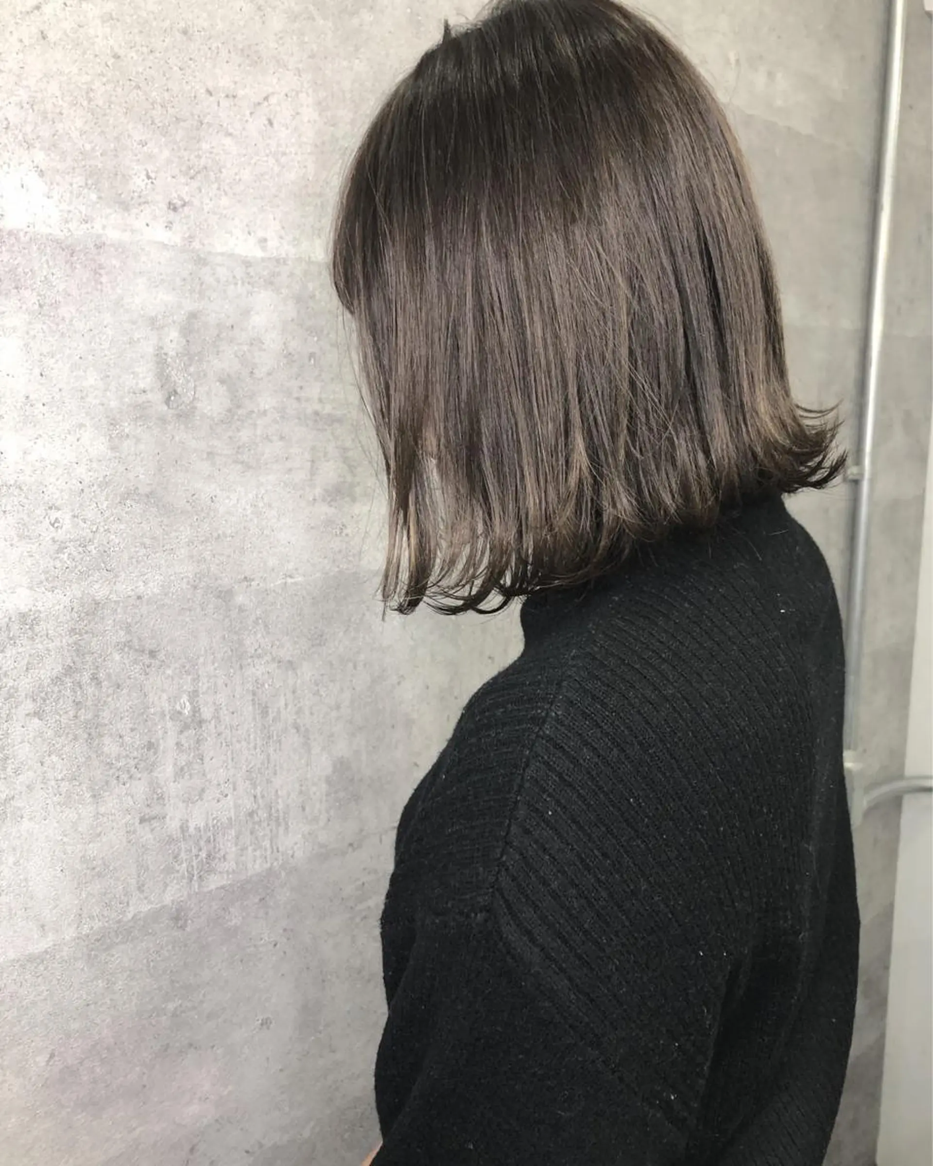 ミディアム カラー 髪質改善 中川　翔のヘアスタイル