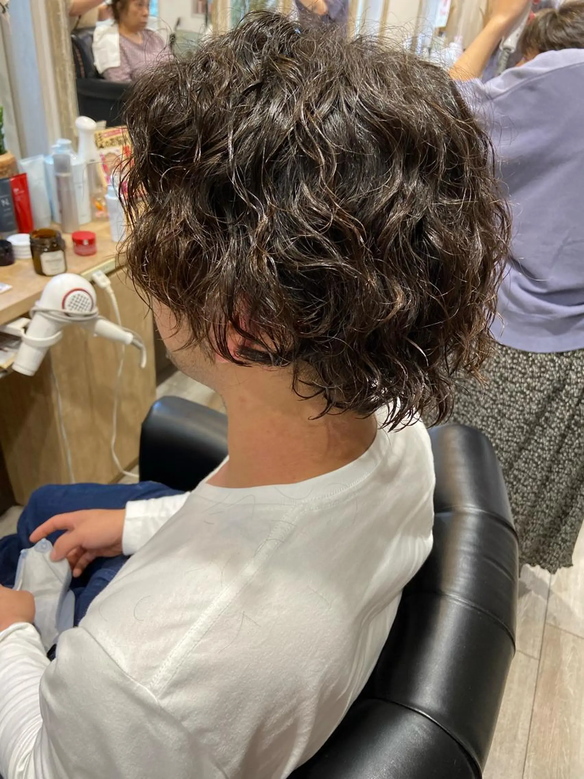 パーマ メンズ 🪼高評価🪼 💎柴崎の藤咲💎のヘアスタイル