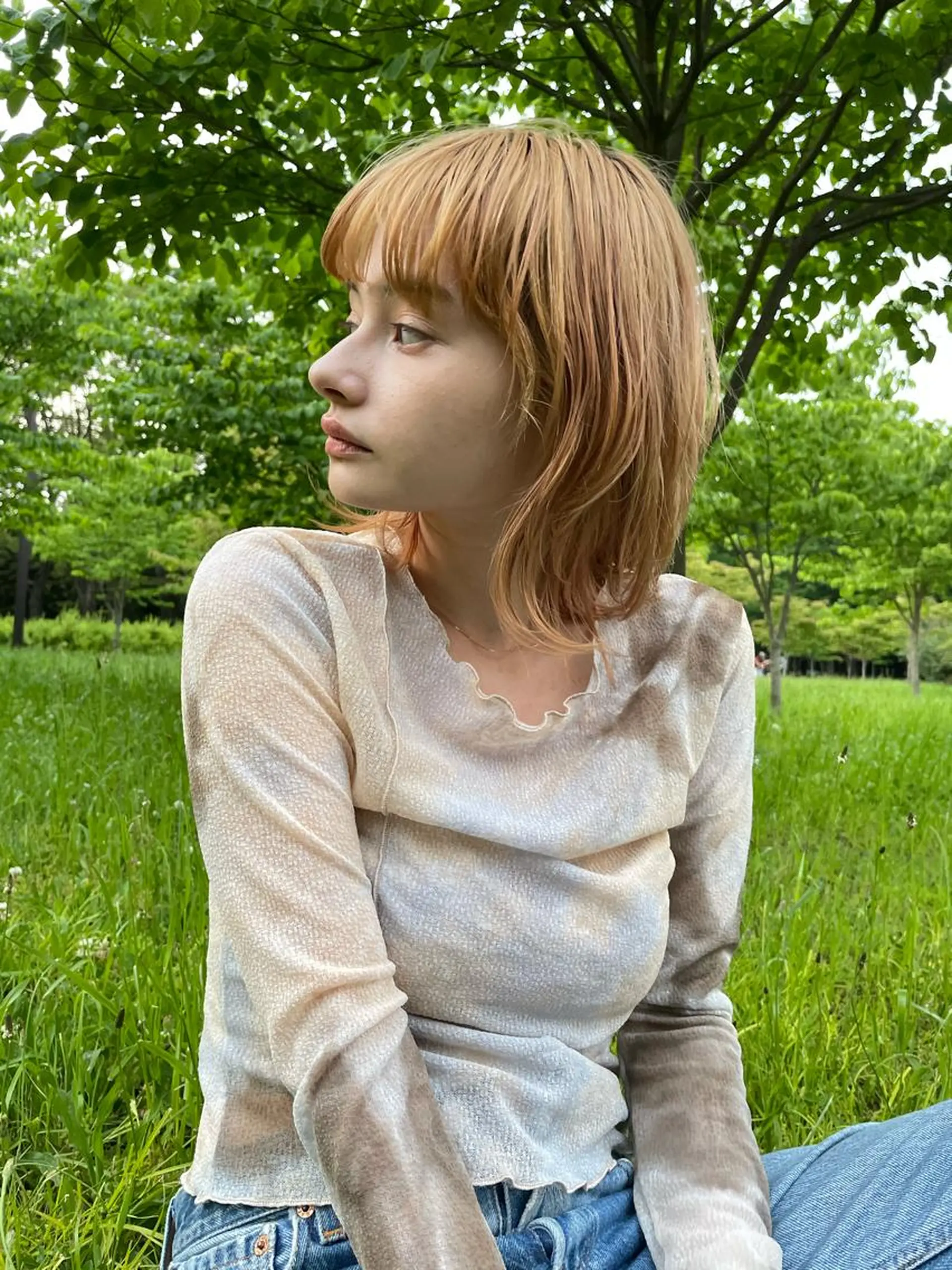 ミディアム chiharu ボブ/レイヤーのヘアスタイル