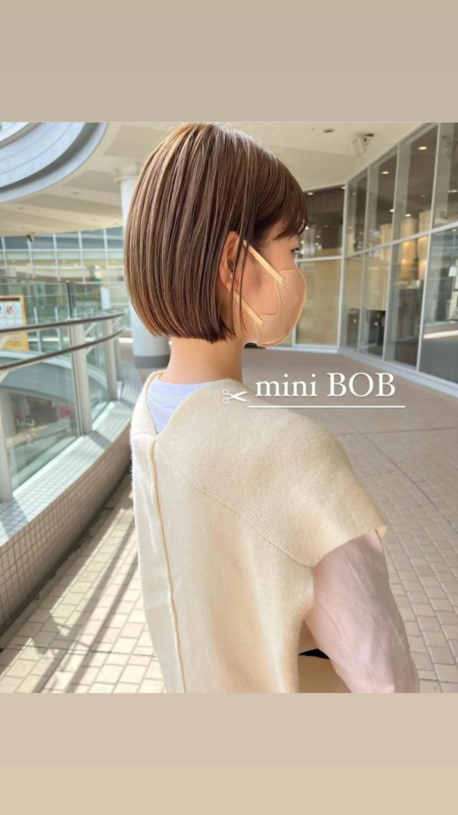 ショート カラー ボブ ktwo/難波 /似合わせ/木浦のヘアスタイル