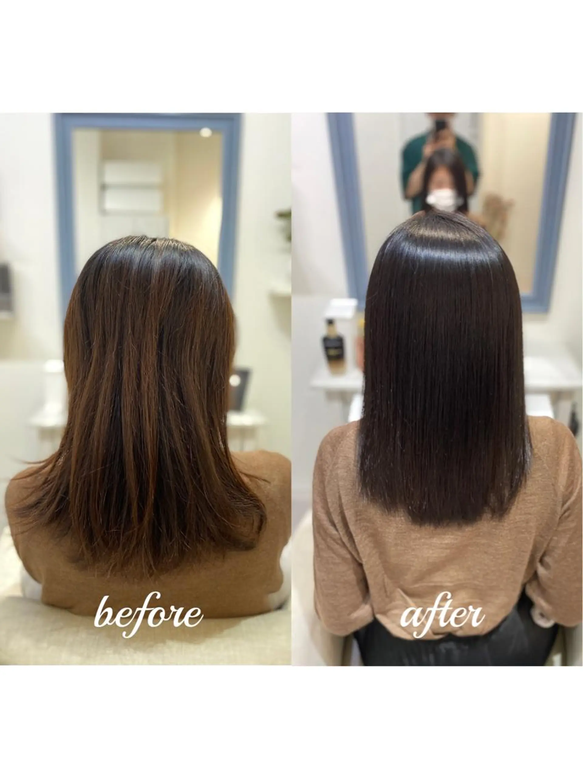 セミロング カラー 髪質改善 ✨髪質改善が大好評✨ 美容室lic近藤✨のヘアスタイル