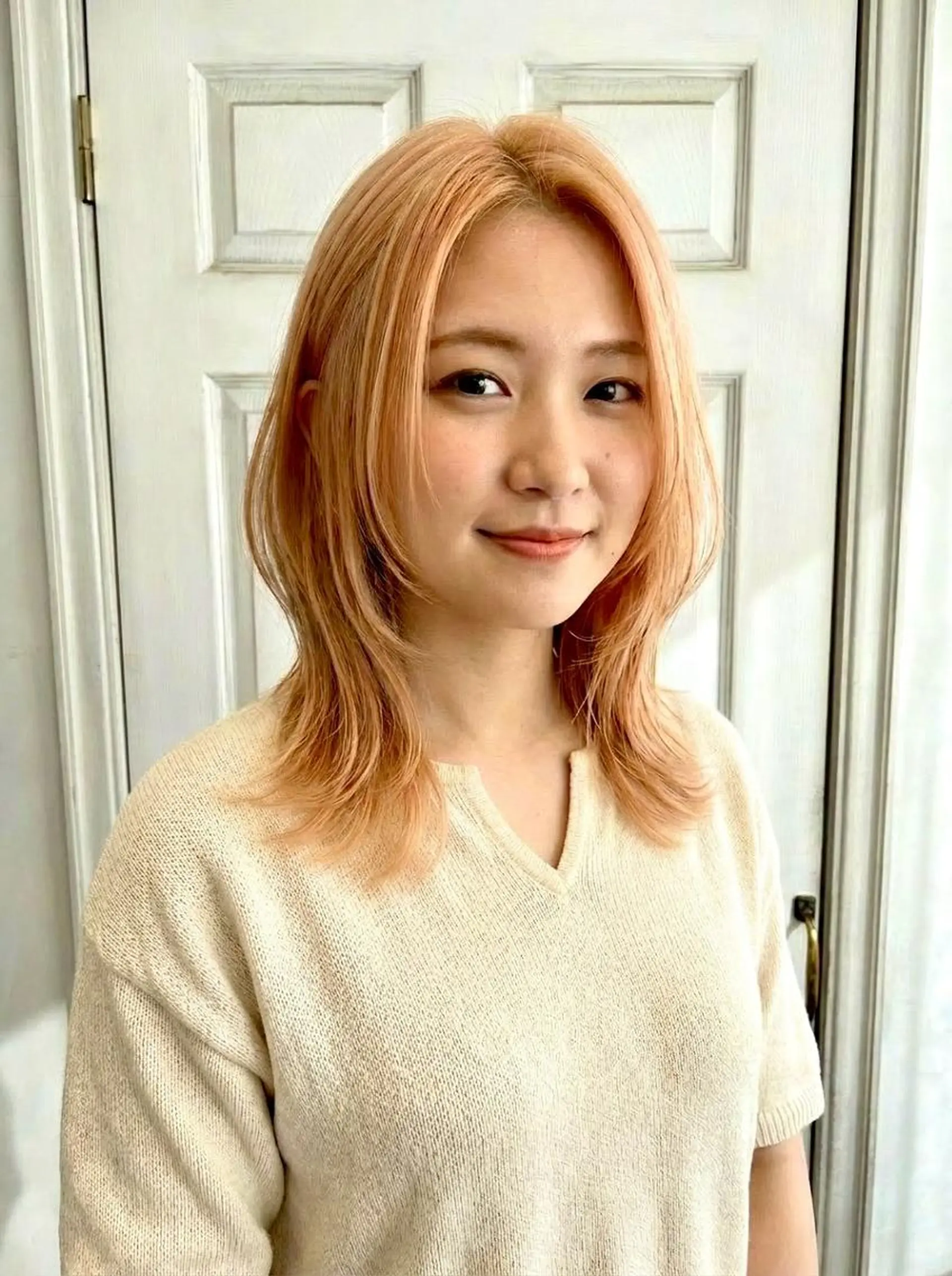 ミディアム ボブ くびれヘア 顔周りカット 髪質改善 韓国風ヘア Aroma hair 🌙tanakaのヘアスタイル