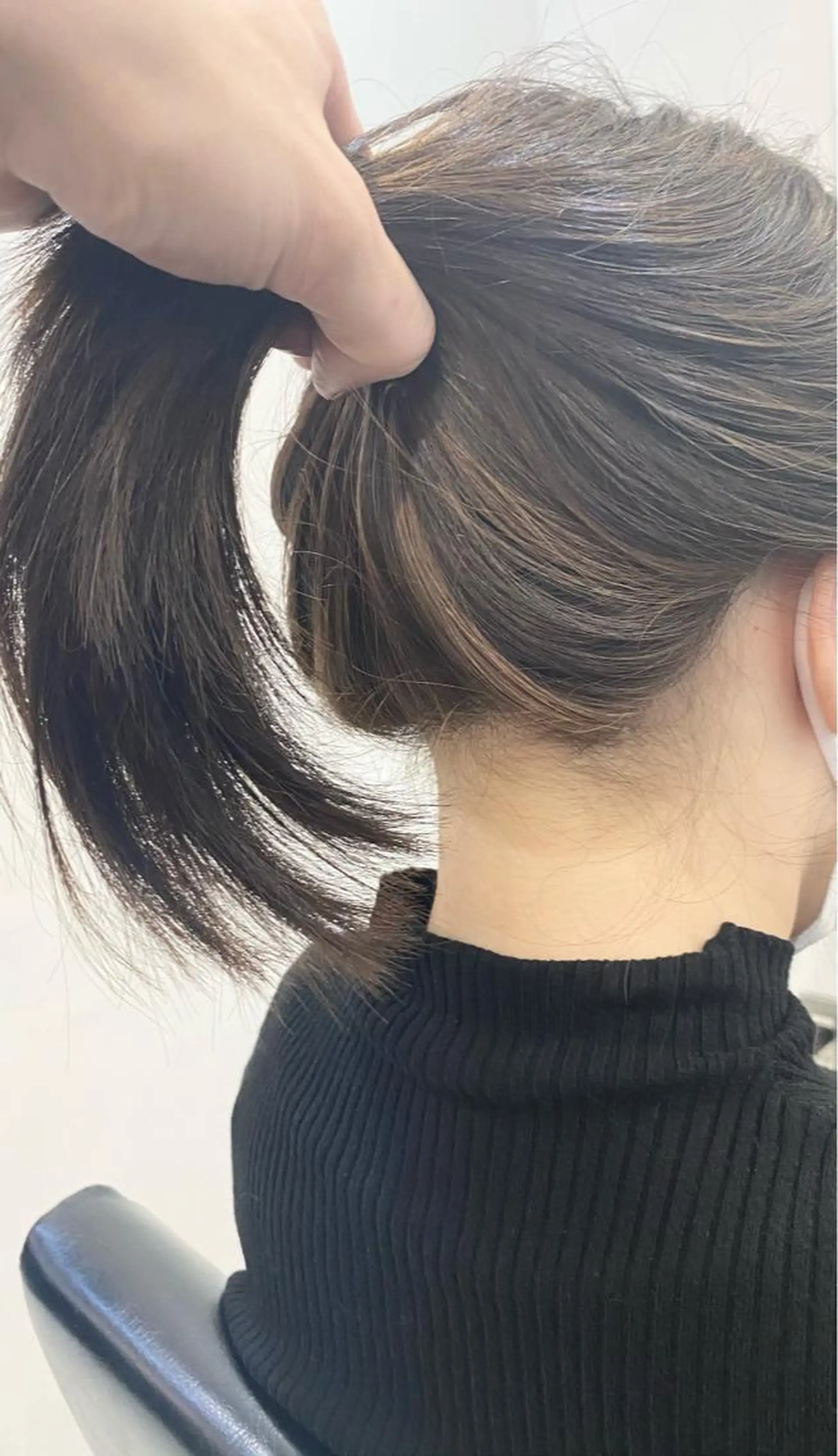 セミロング カラー ハイライトカラー ハイライト opus 店長大和 レイヤー/赤み消しのヘアスタイル