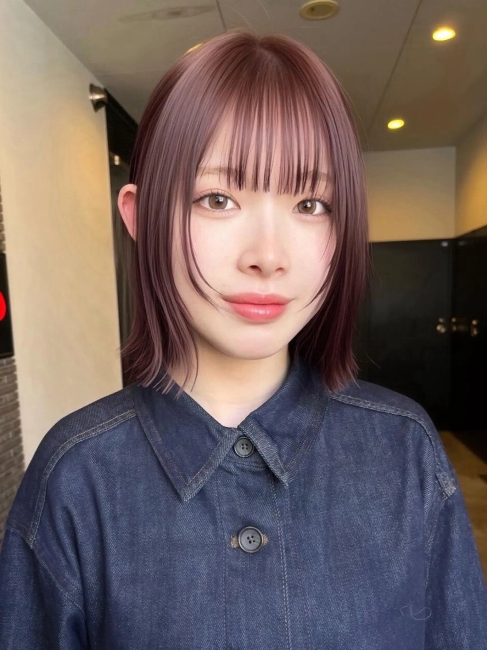 ショート カラー 透明感カラー ヘアカラー loty shionのヘアスタイル