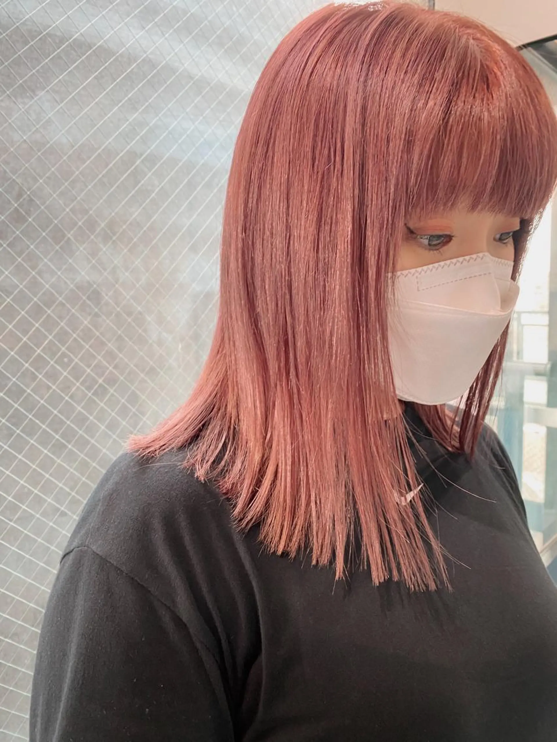 セミロング カラー ヨシモトリョウ 髪質改善/美髪のヘアスタイル