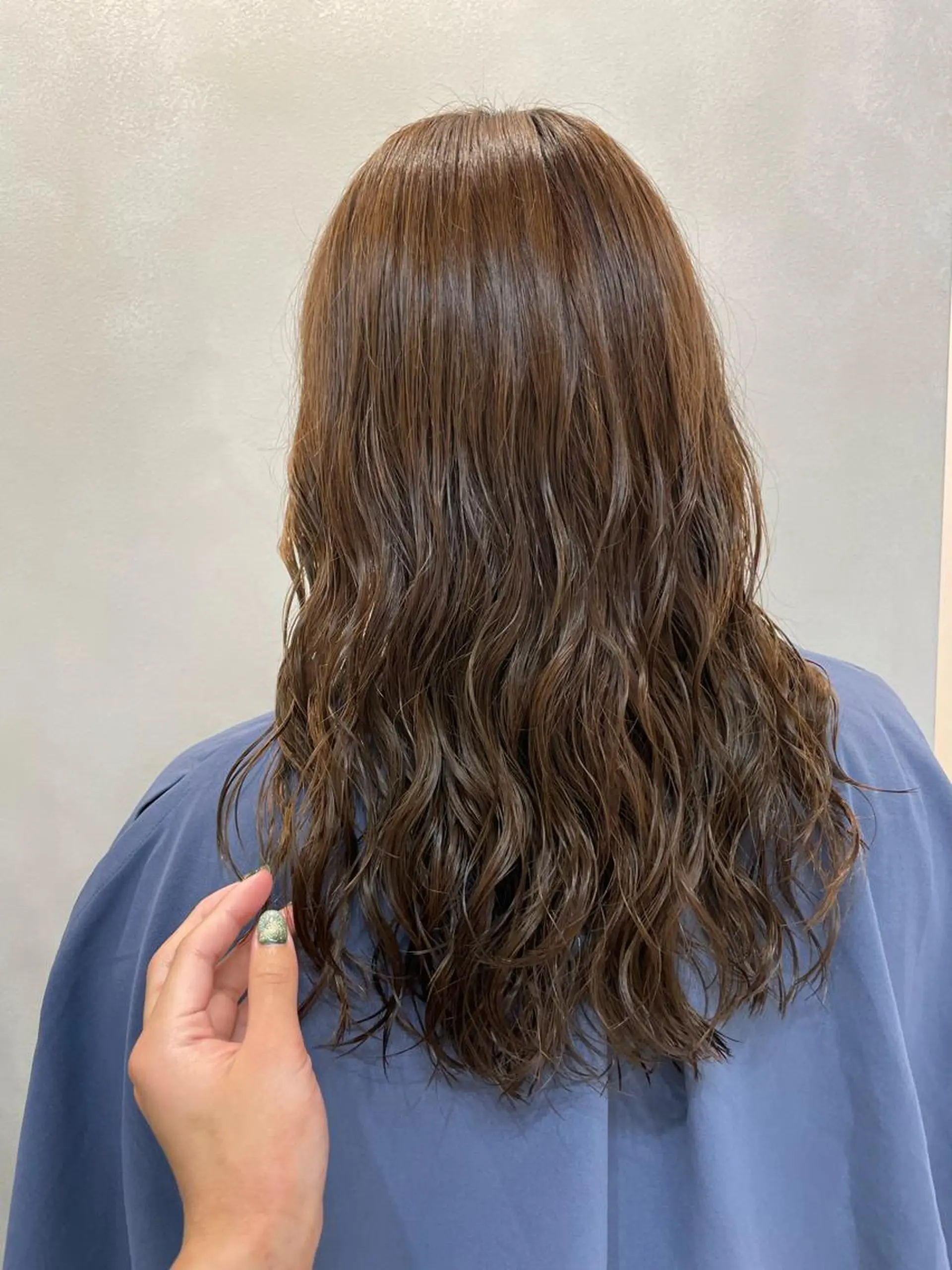 パーマ 表参道ミディアム レイヤー山岸季生のヘアスタイル