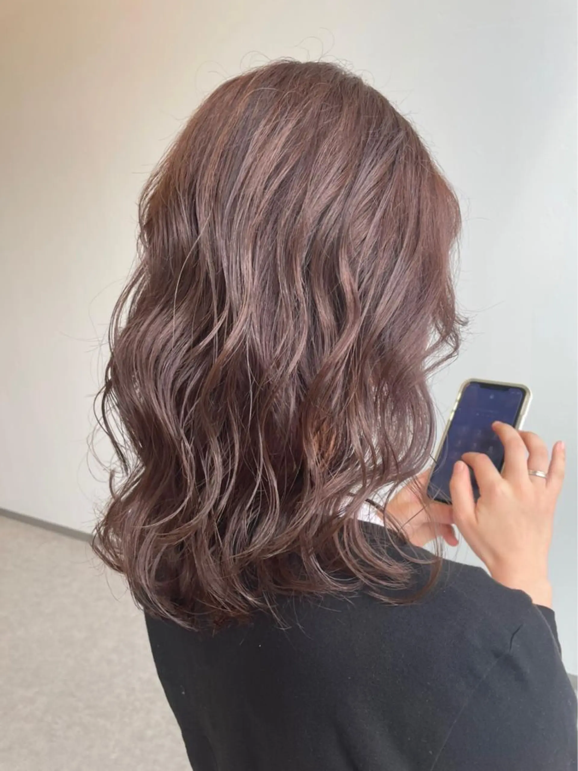 セミロング 坂井 茅聖のヘアスタイル
