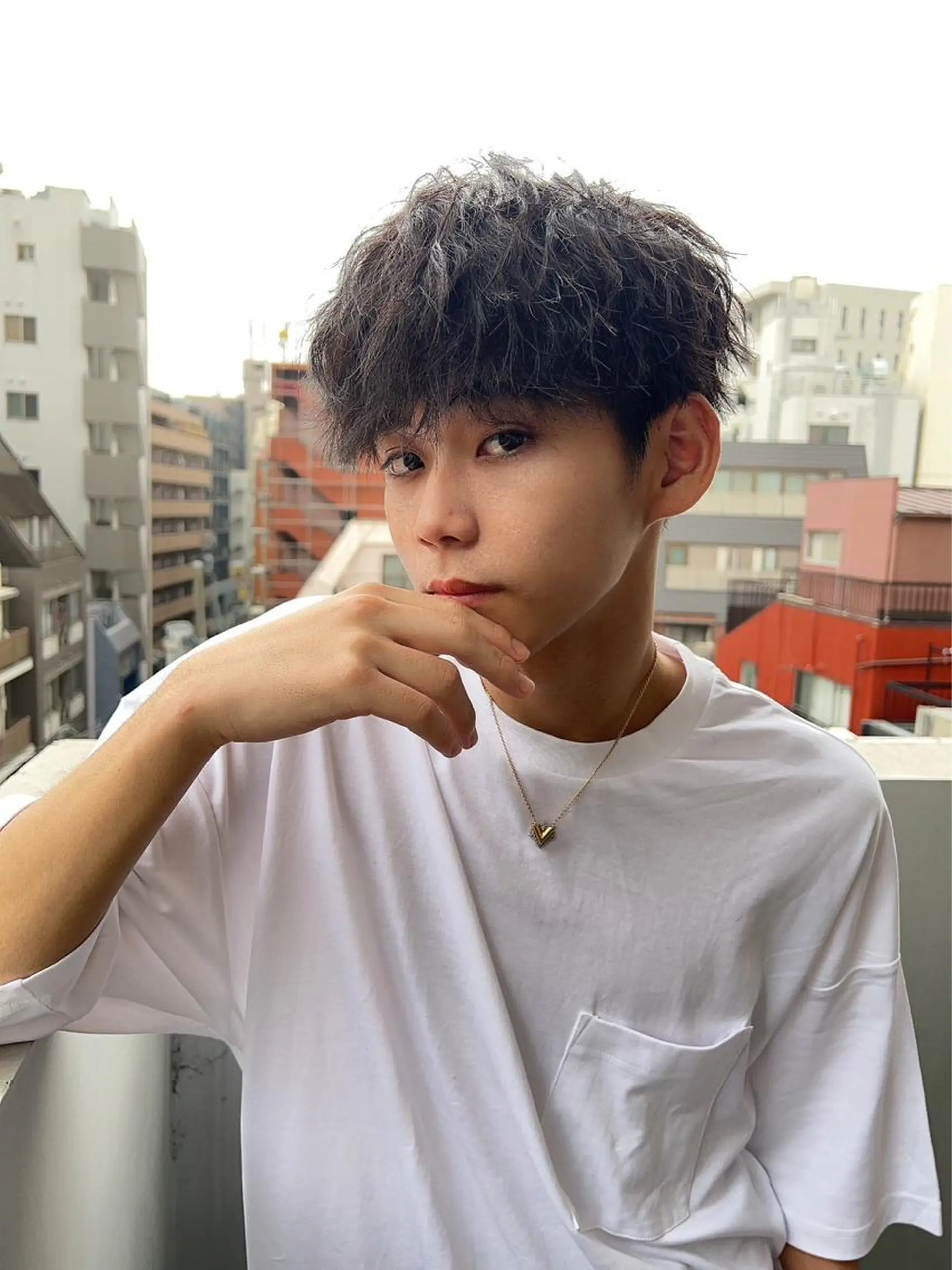 ミディアム パーマ メンズ メンズ特化👨 細谷碧海のヘアスタイル