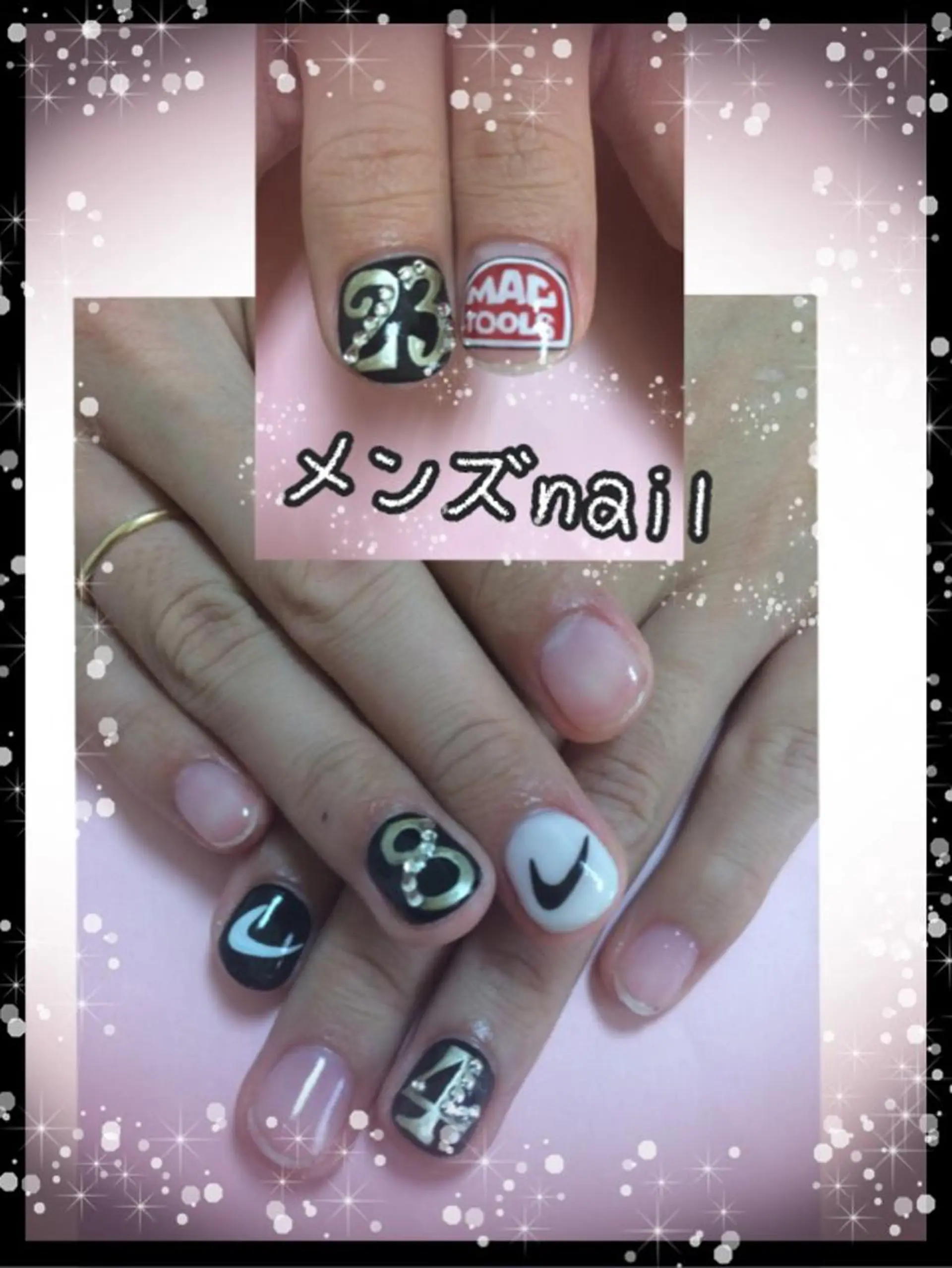 ネイル メンズネイル ベテランネイル cnc  nailのネイルデザイン