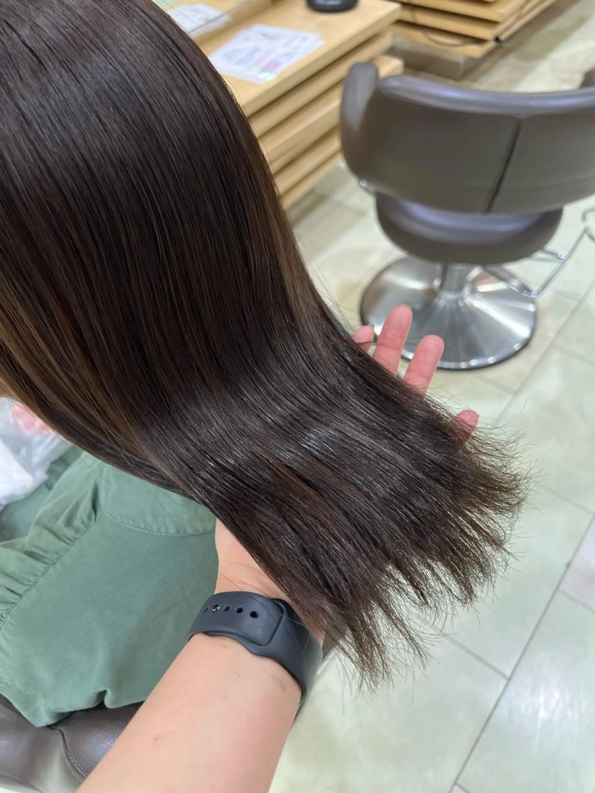 ミディアム カラー ヘアアレンジ 髪質改善 トリートメント チャンモリパーマ/韓 国/Minami🦋のヘアスタイル