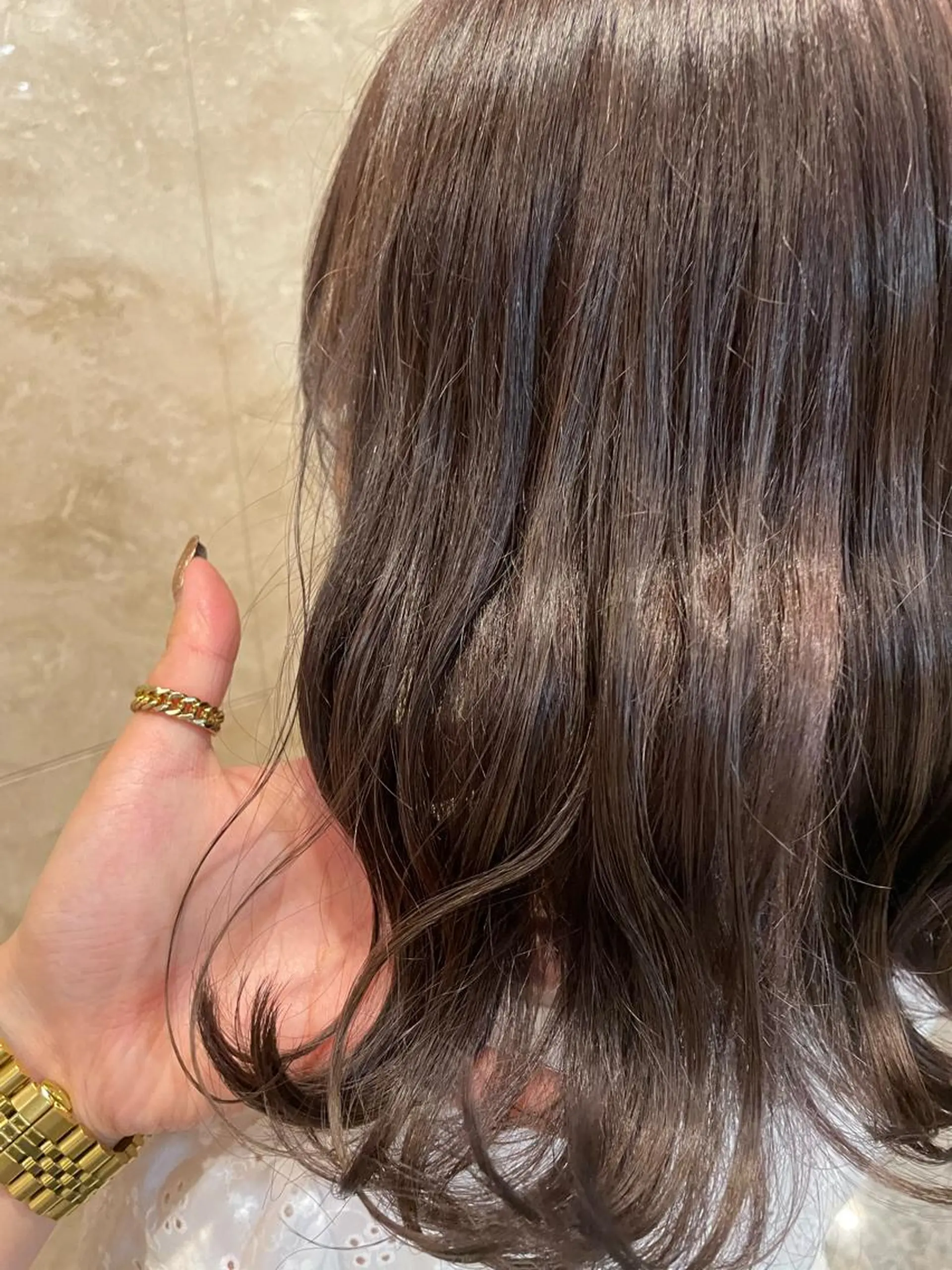 セミロング カラー 🍓 JURiA 🍓のヘアスタイル
