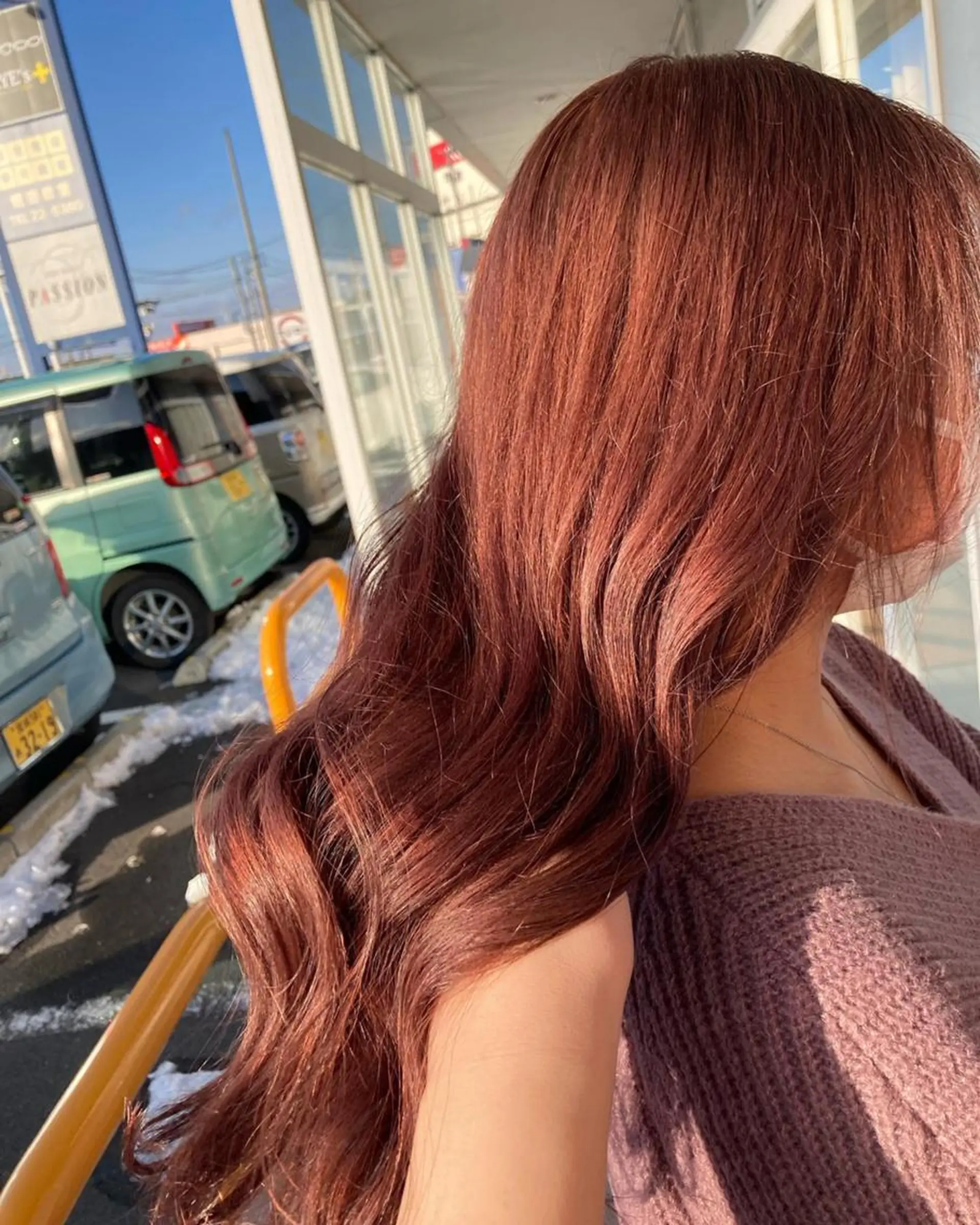 カラー ベージュカラー ブリーチ デザインカラー ピンクカラー ピンクベージュ 髪質改善/透明感 カラー/内藤有須加のヘアスタイル