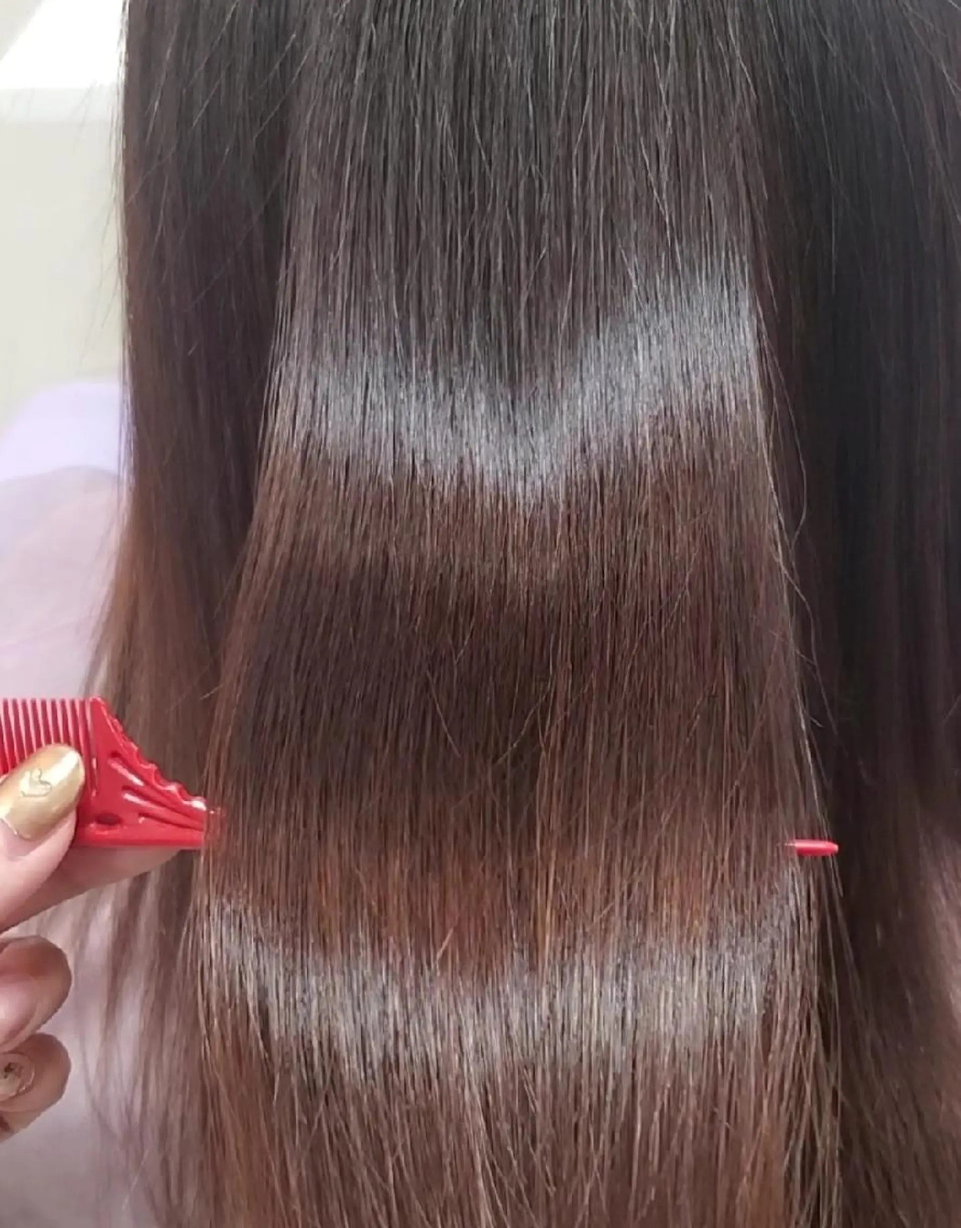 カラー アイブロウ ロング 髪質改善 トリートメント 髪質改善/白髪ぼかし SHIONのヘアスタイル