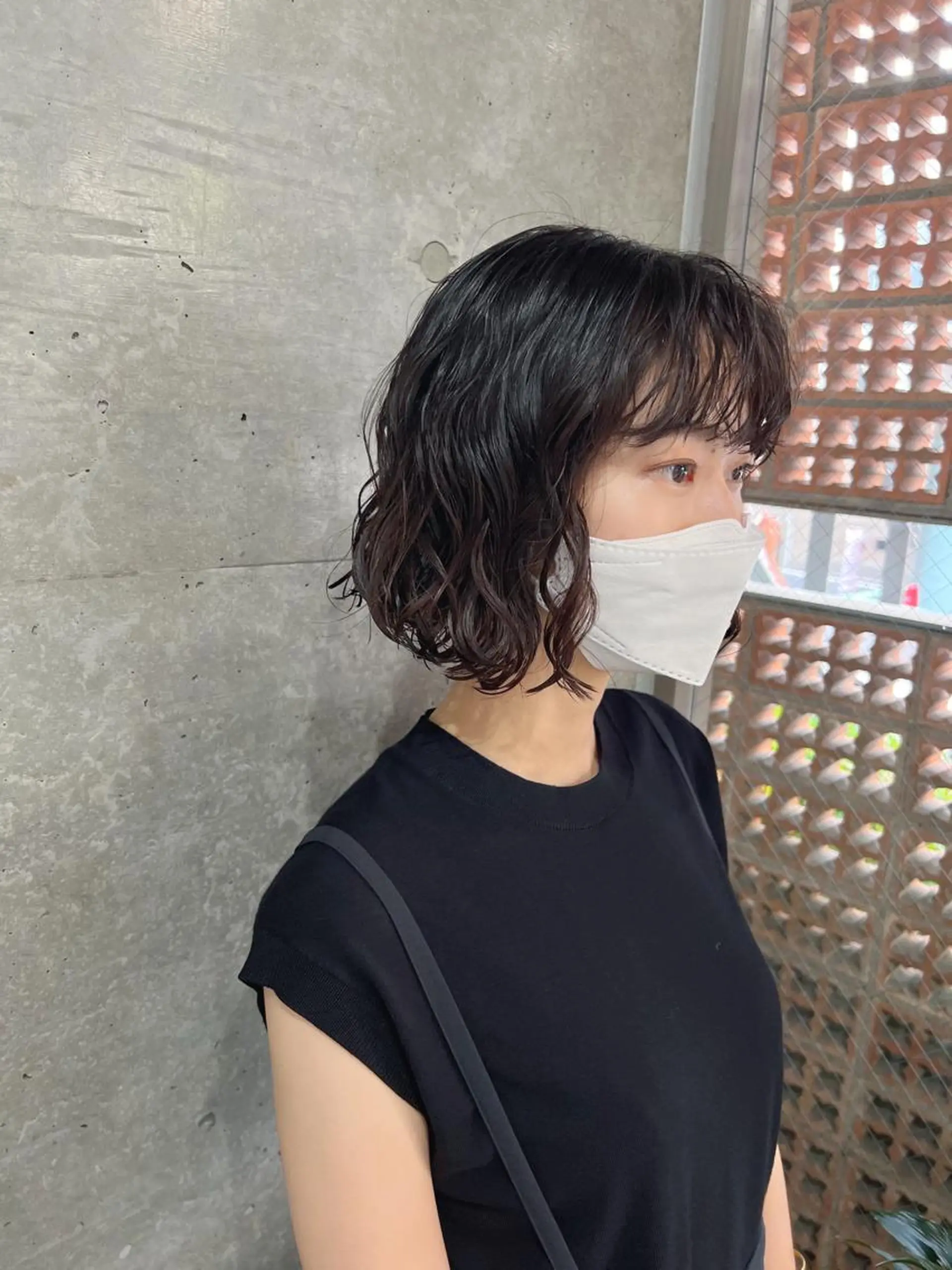 パーマ ボブパーマコテ巻き風 パーマNo1深江秀平のヘアスタイル