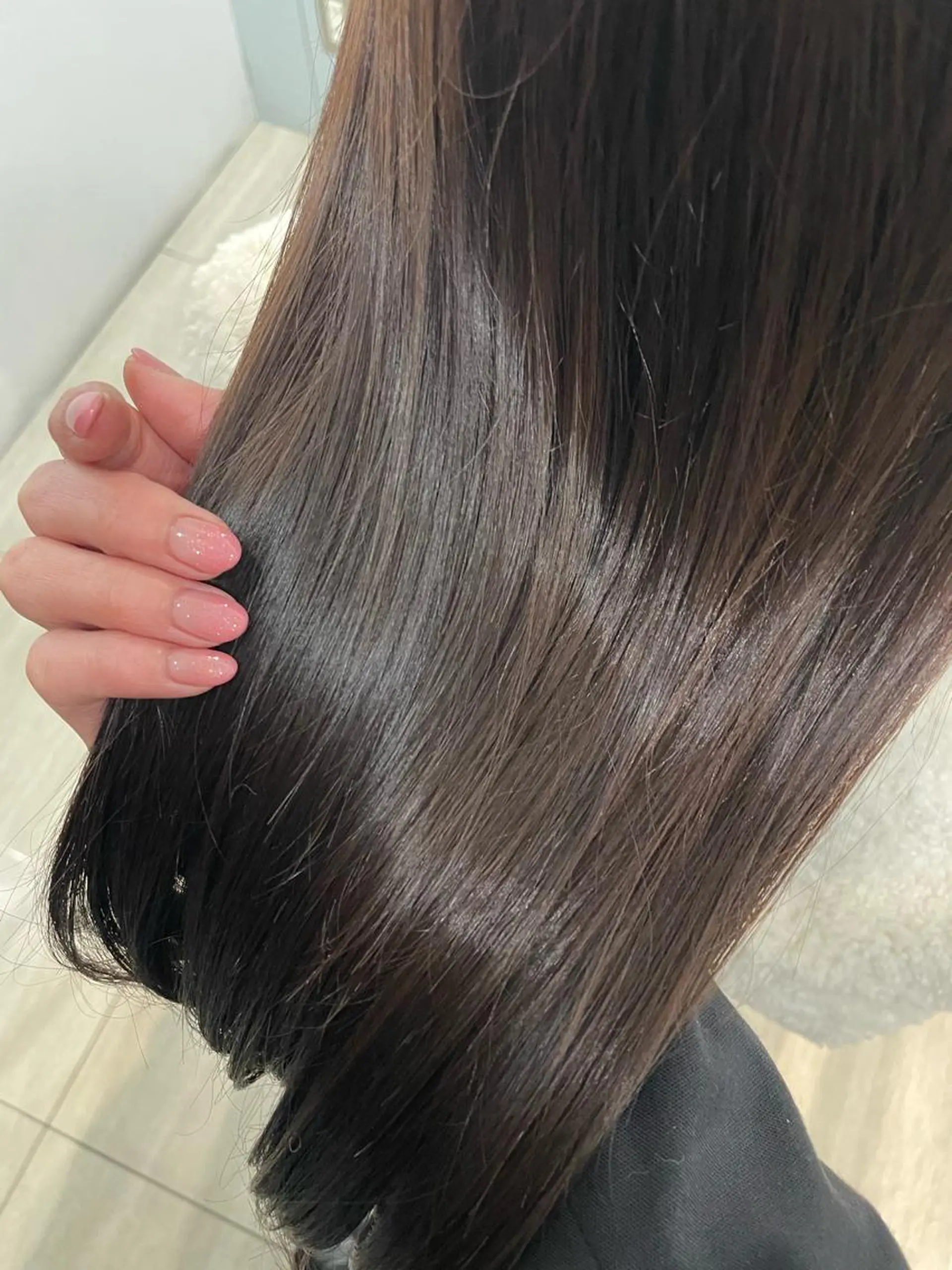 カラー 森 はるかのヘアスタイル